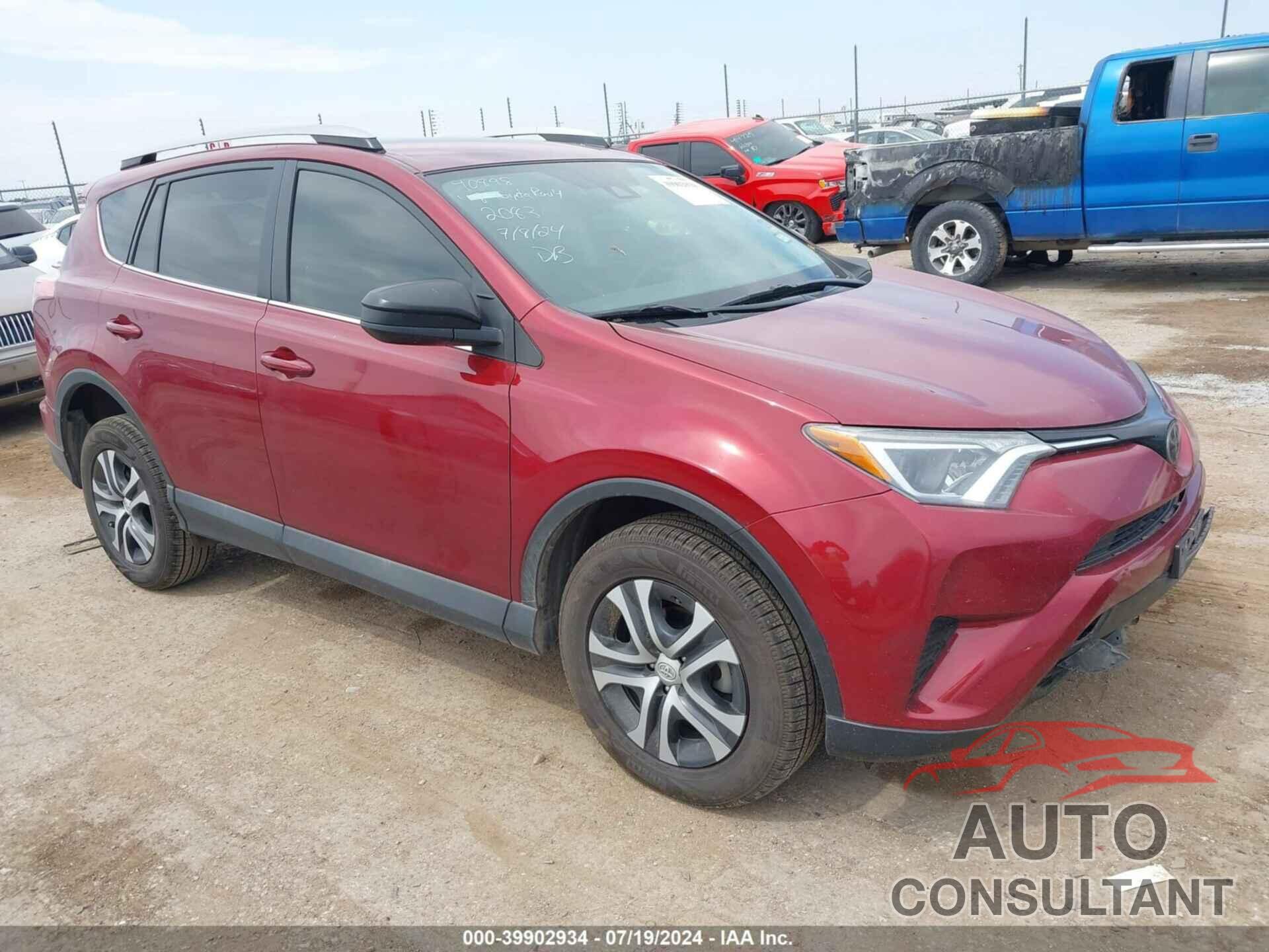 TOYOTA RAV4 2018 - 2T3ZFREV8JW442083