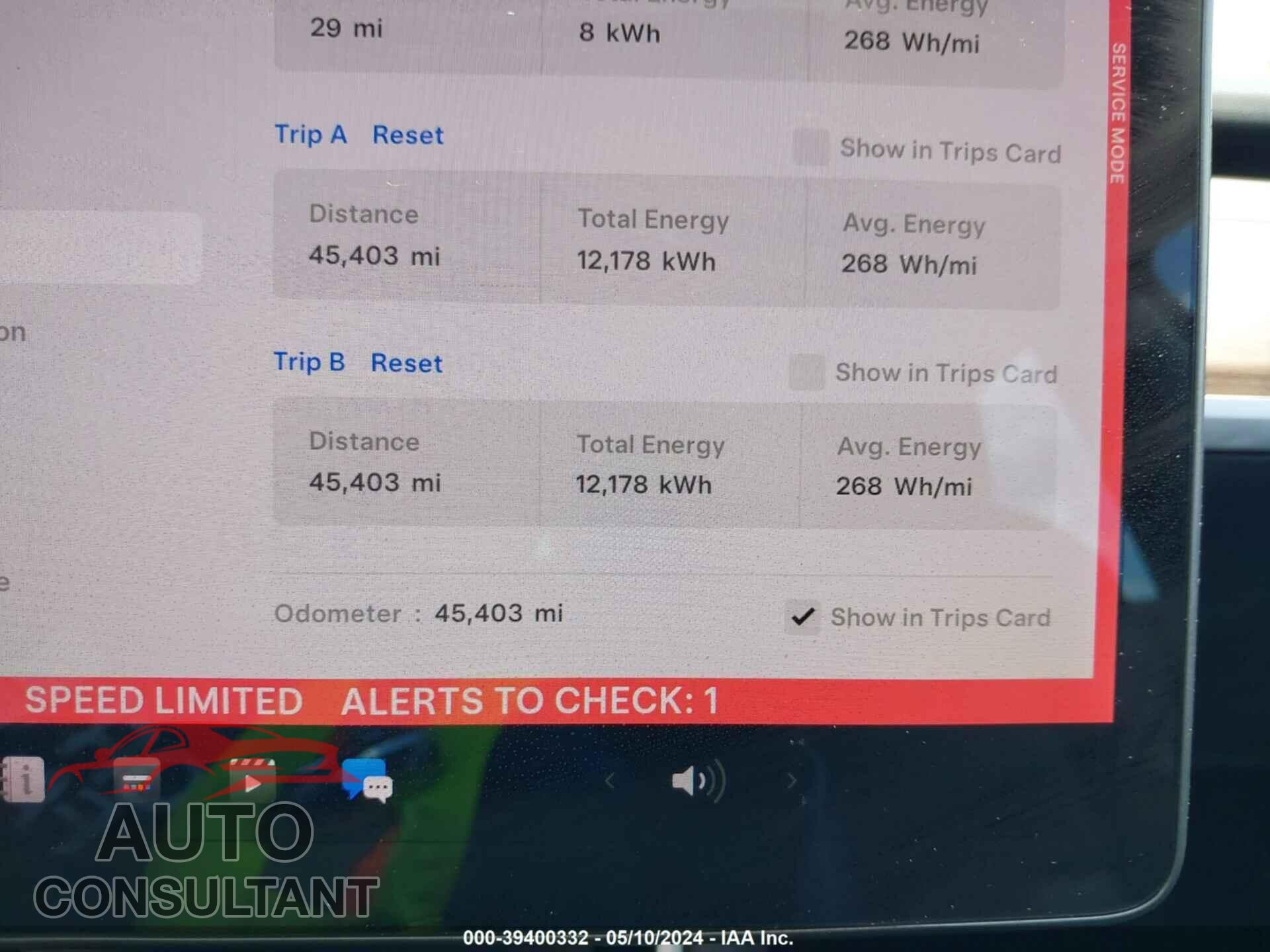 TESLA MODEL 3 2019 - 5YJ3E1EA8KF297304