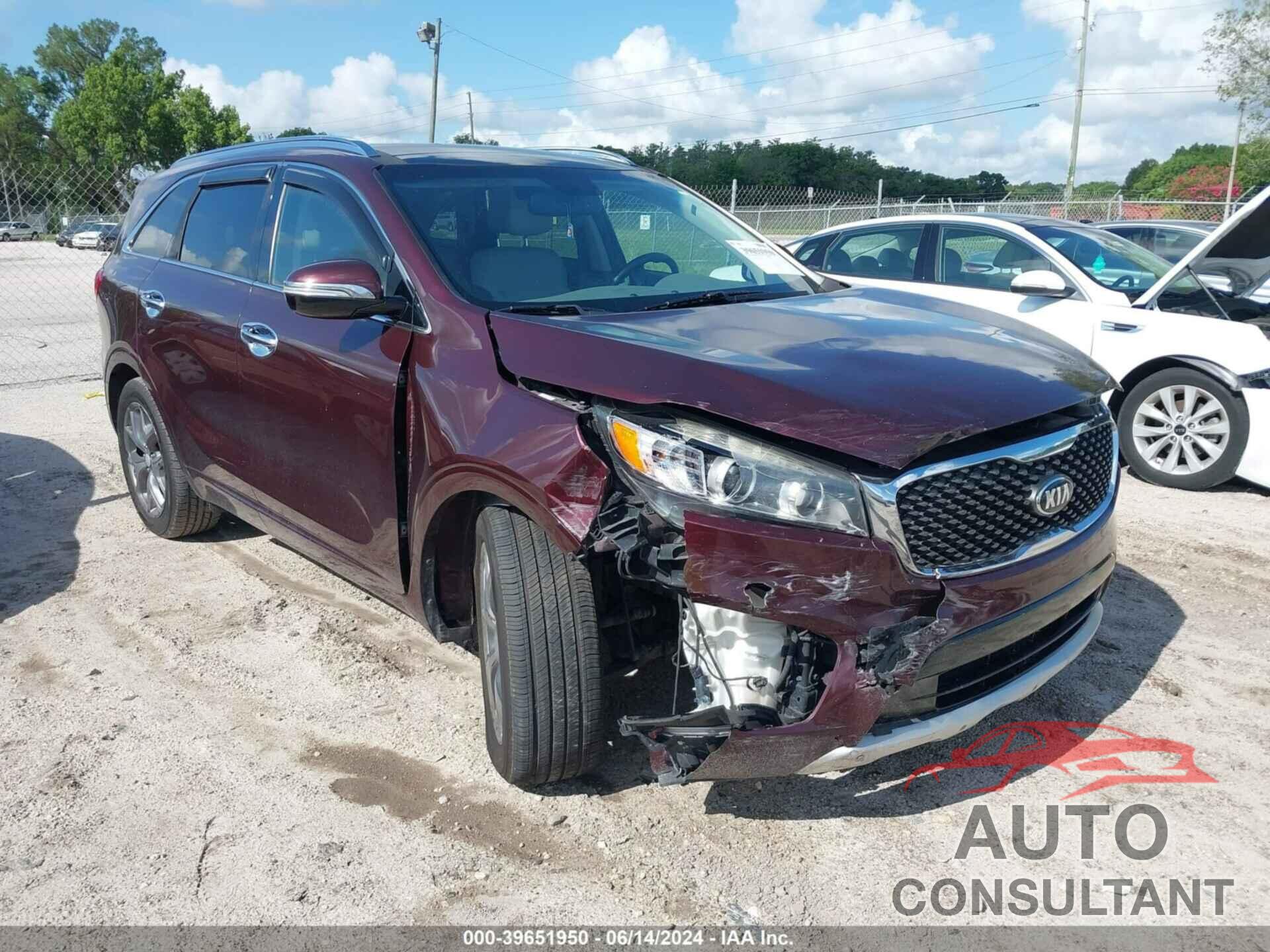 KIA SORENTO 2016 - 5XYPK4A55GG119516