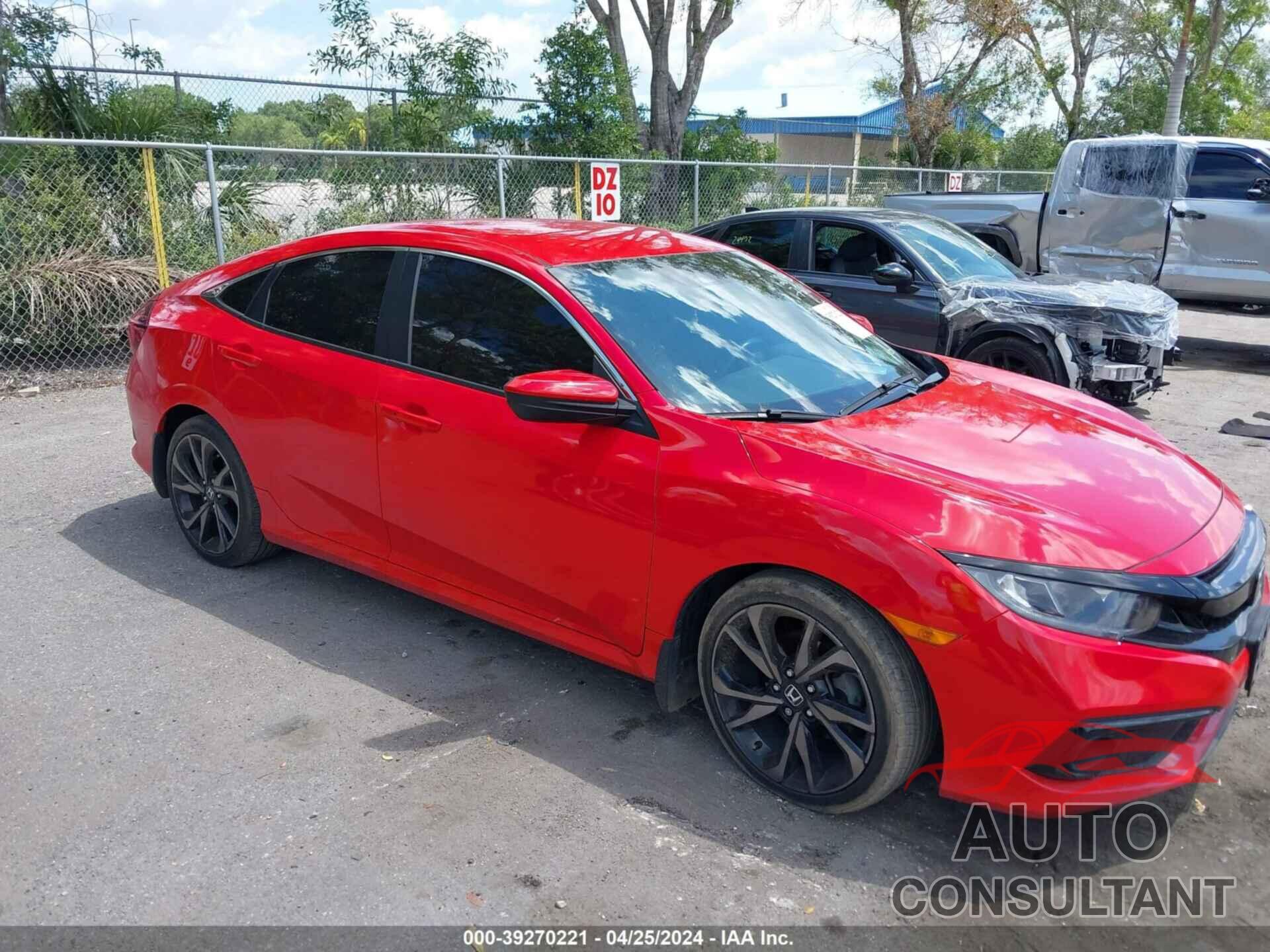 HONDA CIVIC 2019 - 2HGFC2F88KH567518