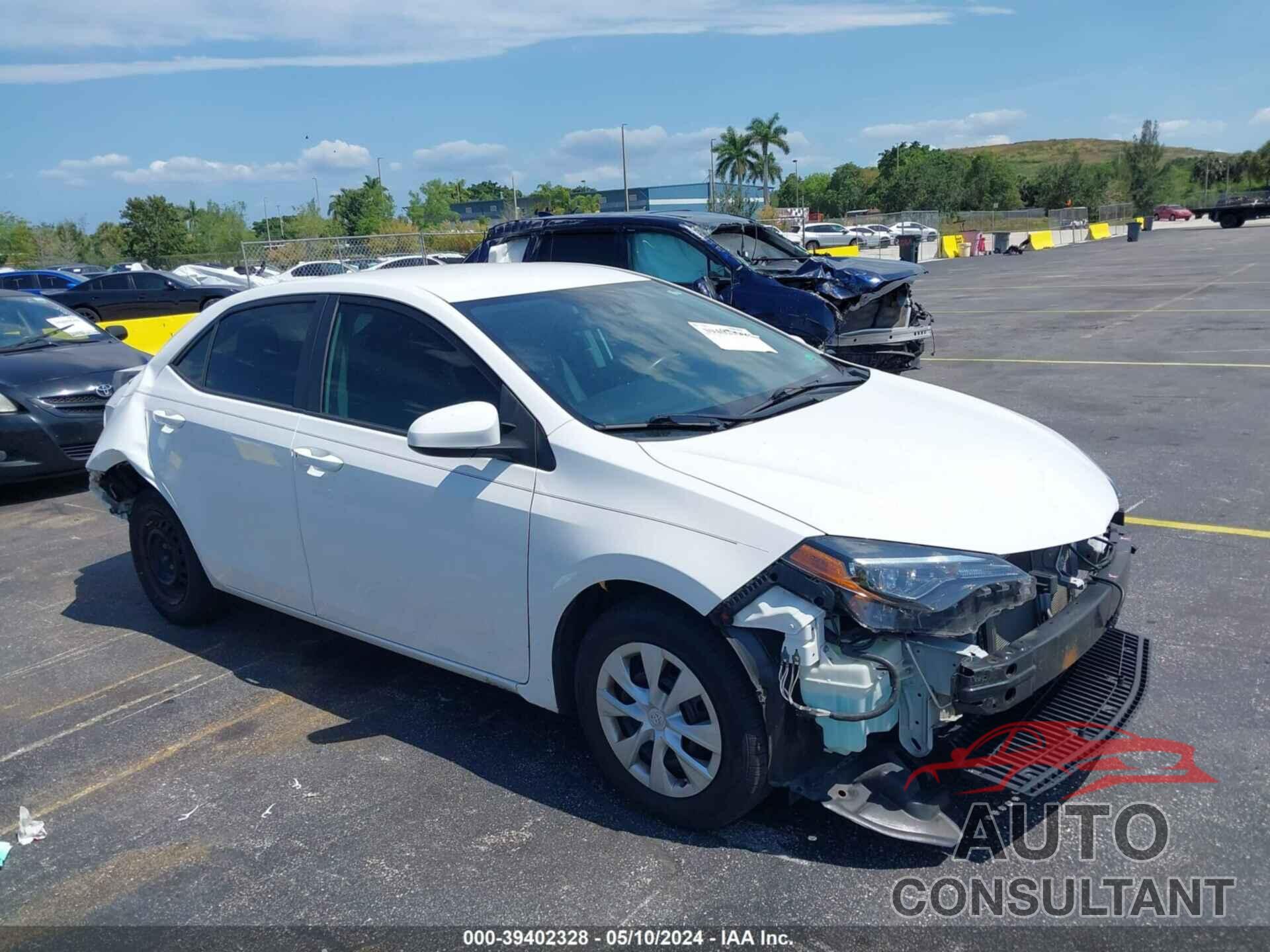 TOYOTA COROLLA 2019 - 5YFBURHE6KP932620