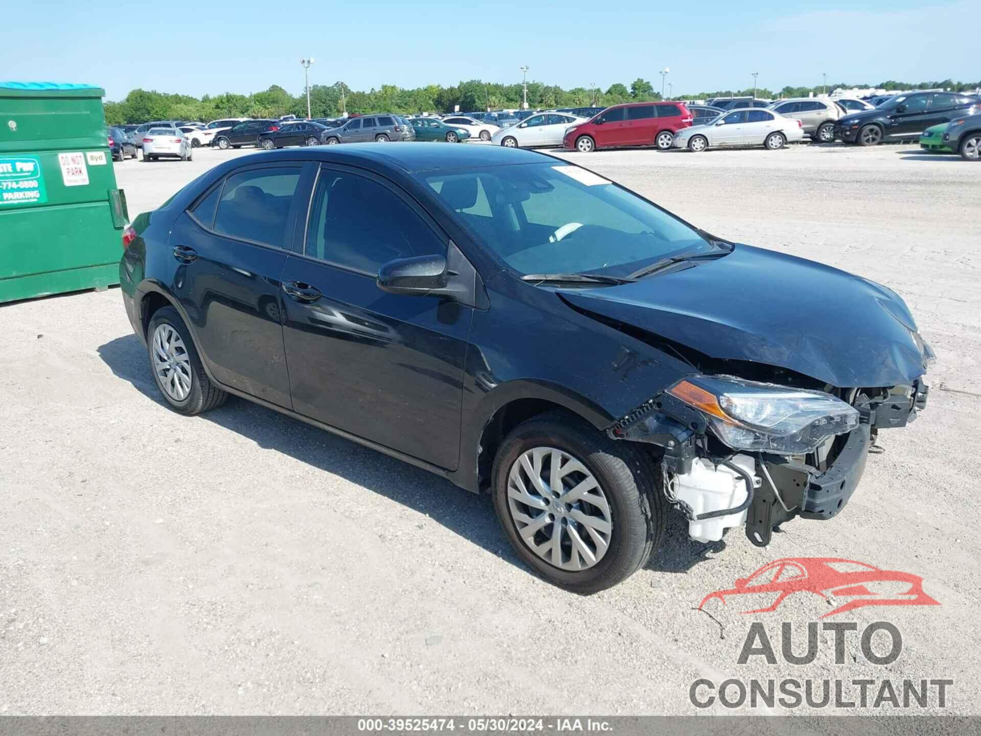 TOYOTA COROLLA 2018 - 5YFBURHE4JP848844