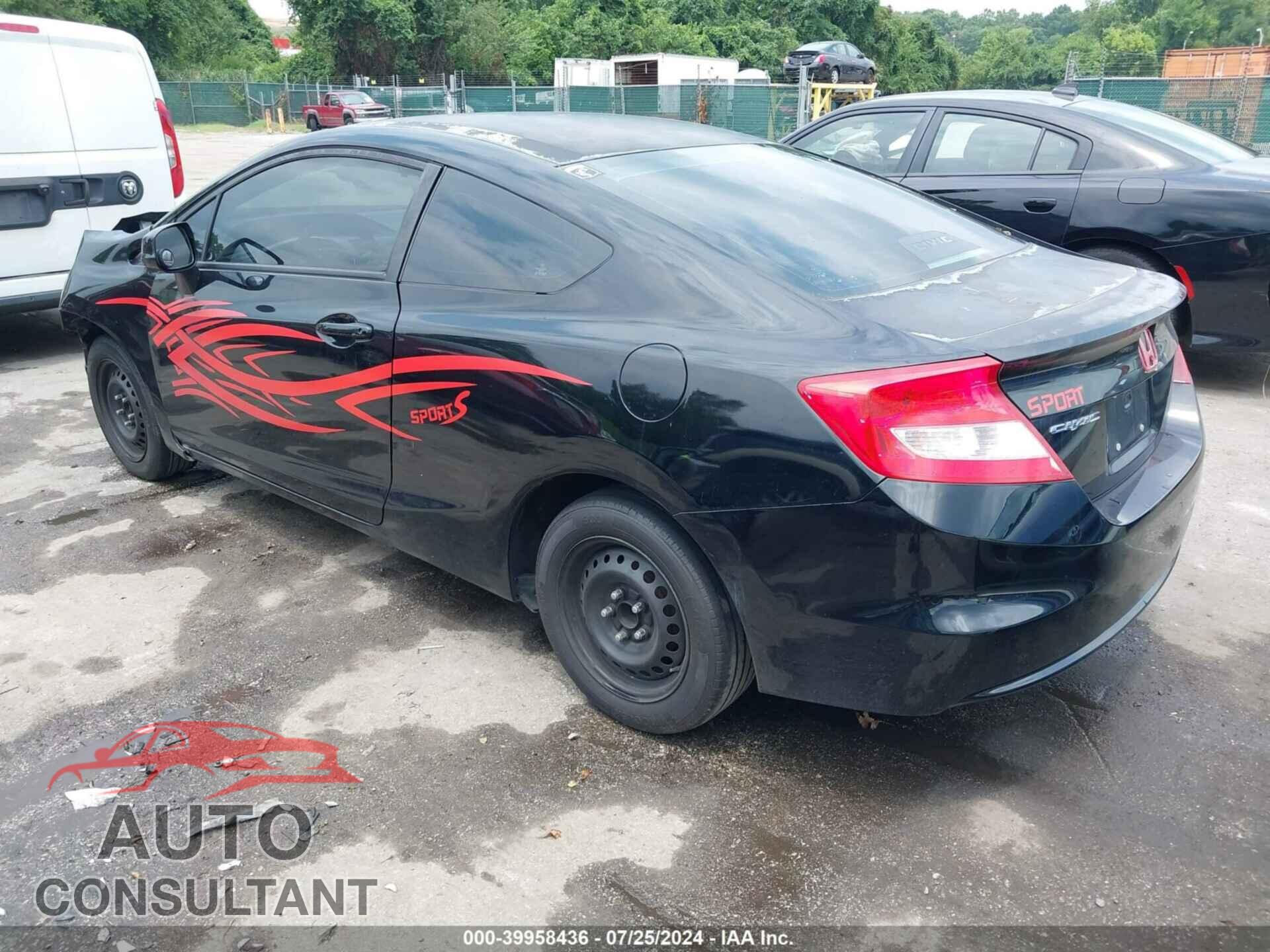 HONDA CIVIC 2012 - 2HGFG3B50CH507627
