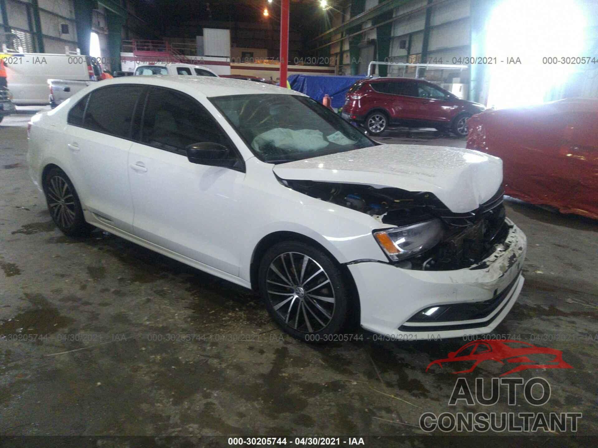 VOLKSWAGEN JETTA SEDAN 2016 - 3VWD17AJ8GM343870