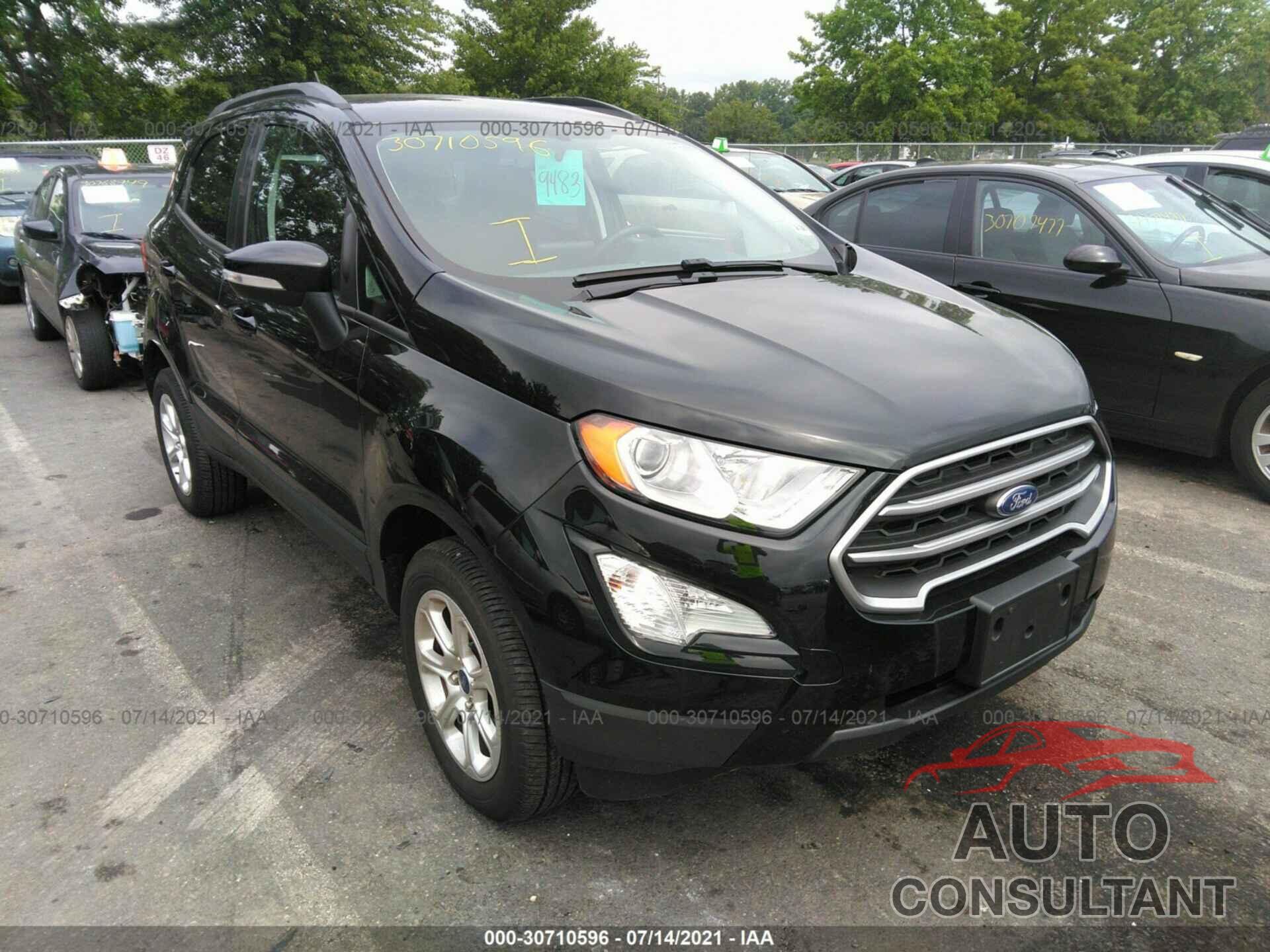 FORD ECOSPORT 2020 - MAJ6S3GLXLC348449