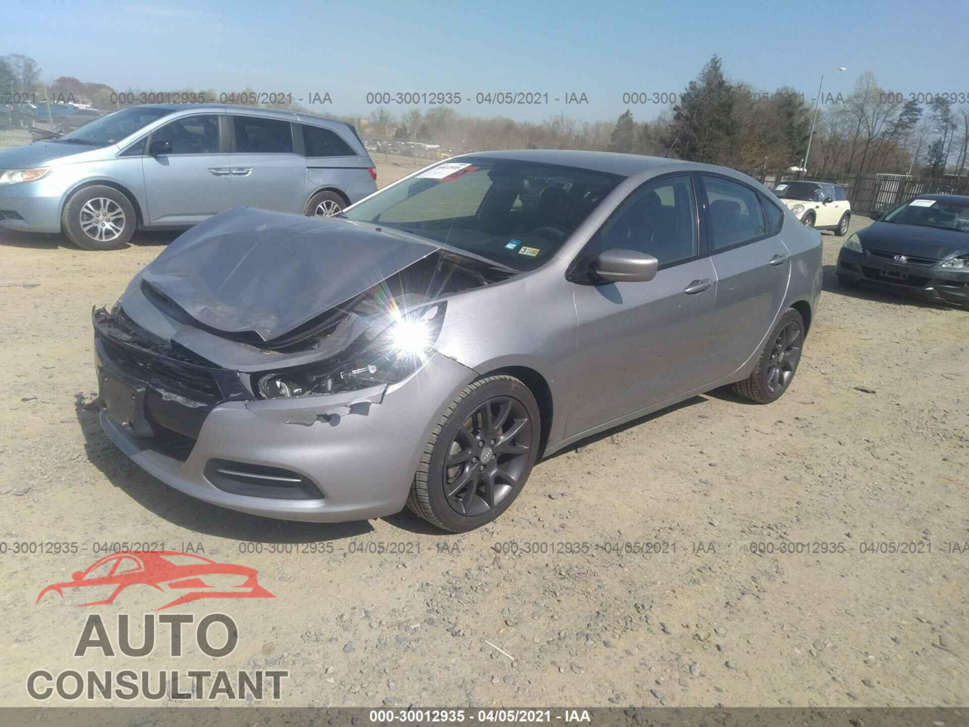 DODGE DART 2016 - 1C3CDFAA2GD775399