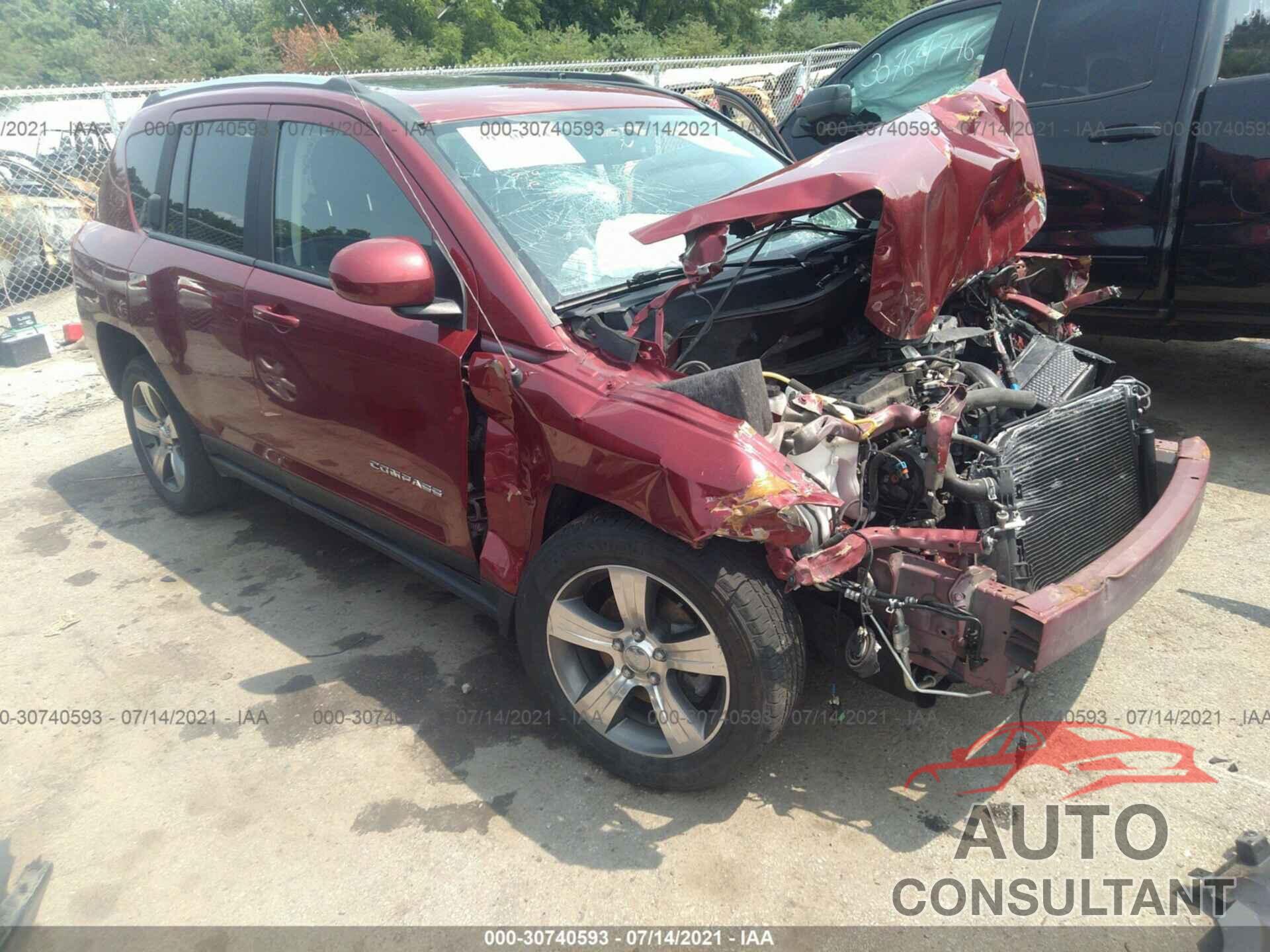 JEEP COMPASS 2016 - 1C4NJCEA7GD806829