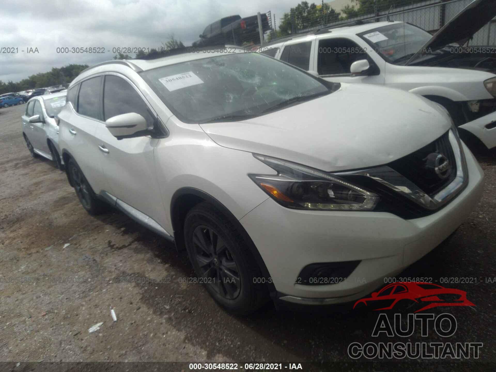 NISSAN MURANO 2018 - 5N1AZ2MG9JN172699