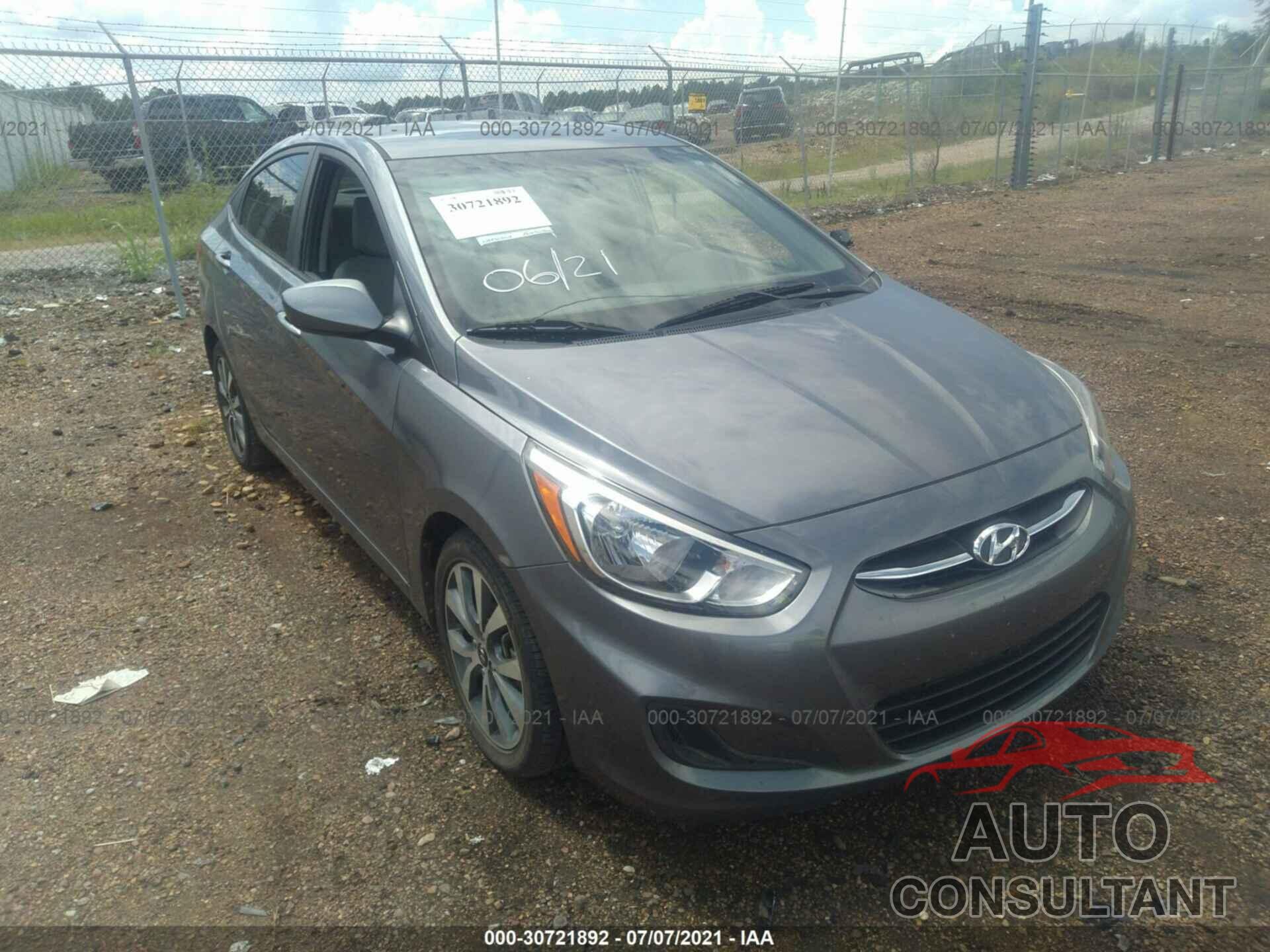 HYUNDAI ACCENT 2017 - KMHCT4AE0HU247458