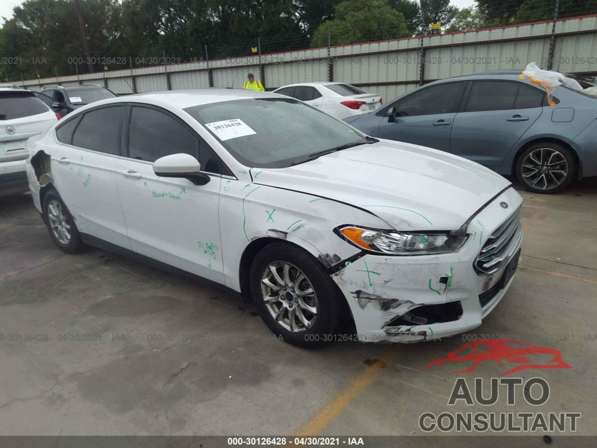 FORD FUSION 2016 - 3FA6P0G72GR156338