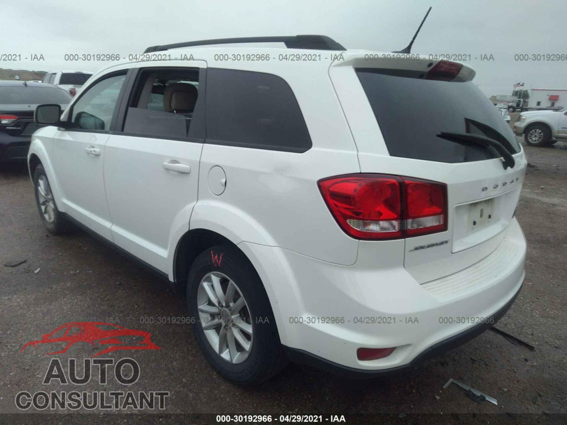 DODGE JOURNEY 2016 - 3C4PDCBB6GT167320
