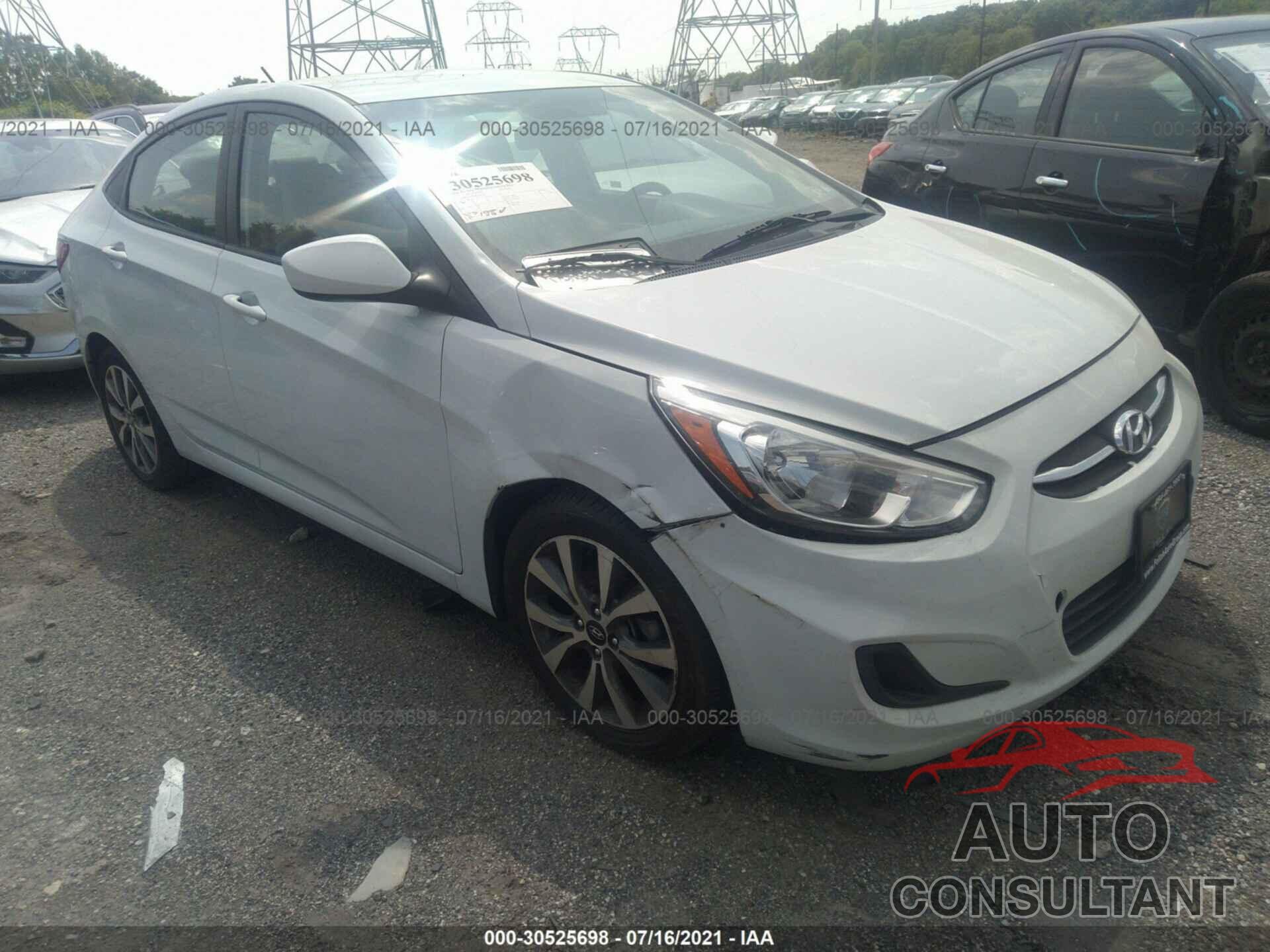 HYUNDAI ACCENT 2017 - KMHCT4AEXHU362424