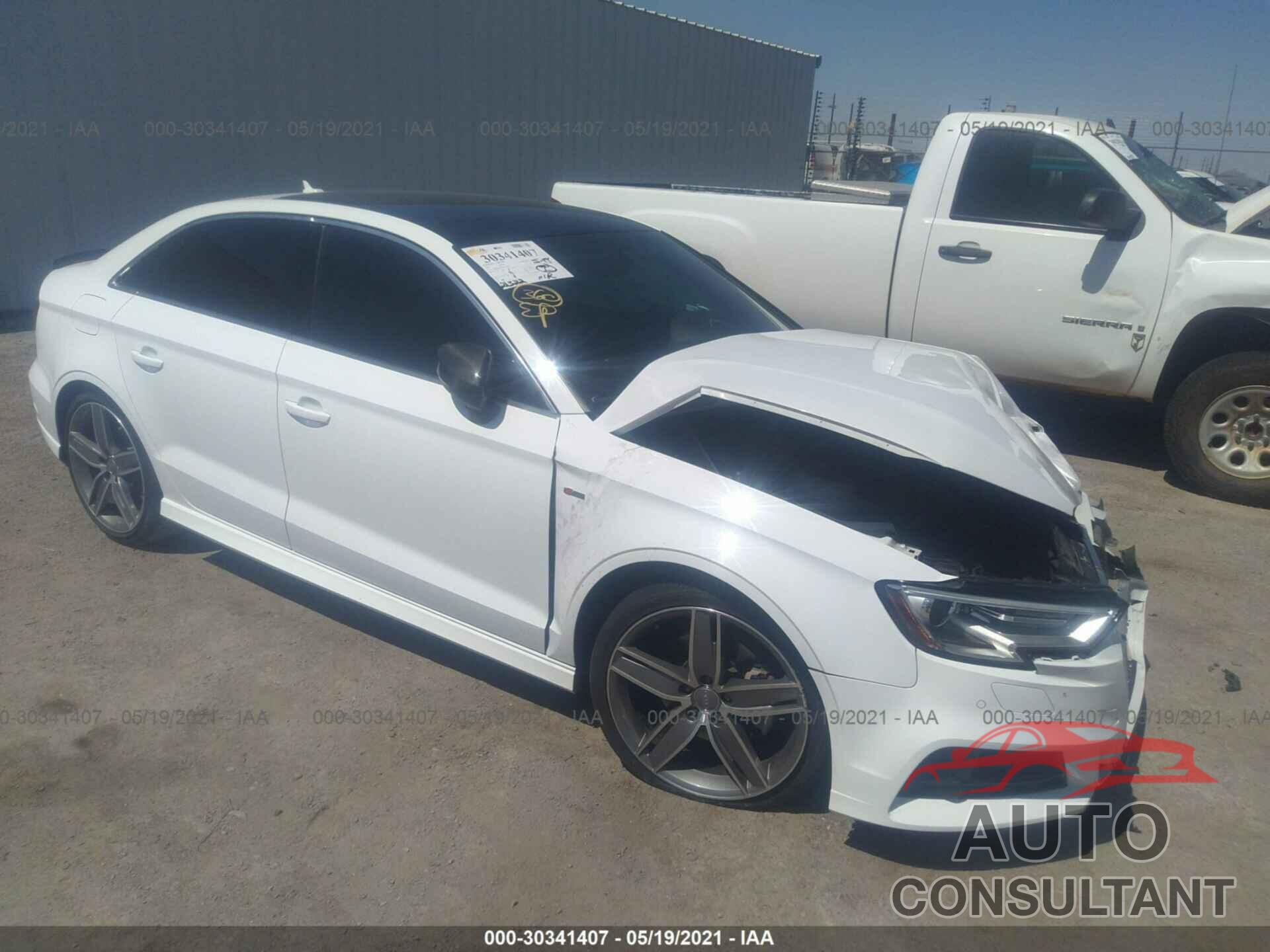 AUDI A3 SEDAN 2017 - WAUGUGFF0H1028231