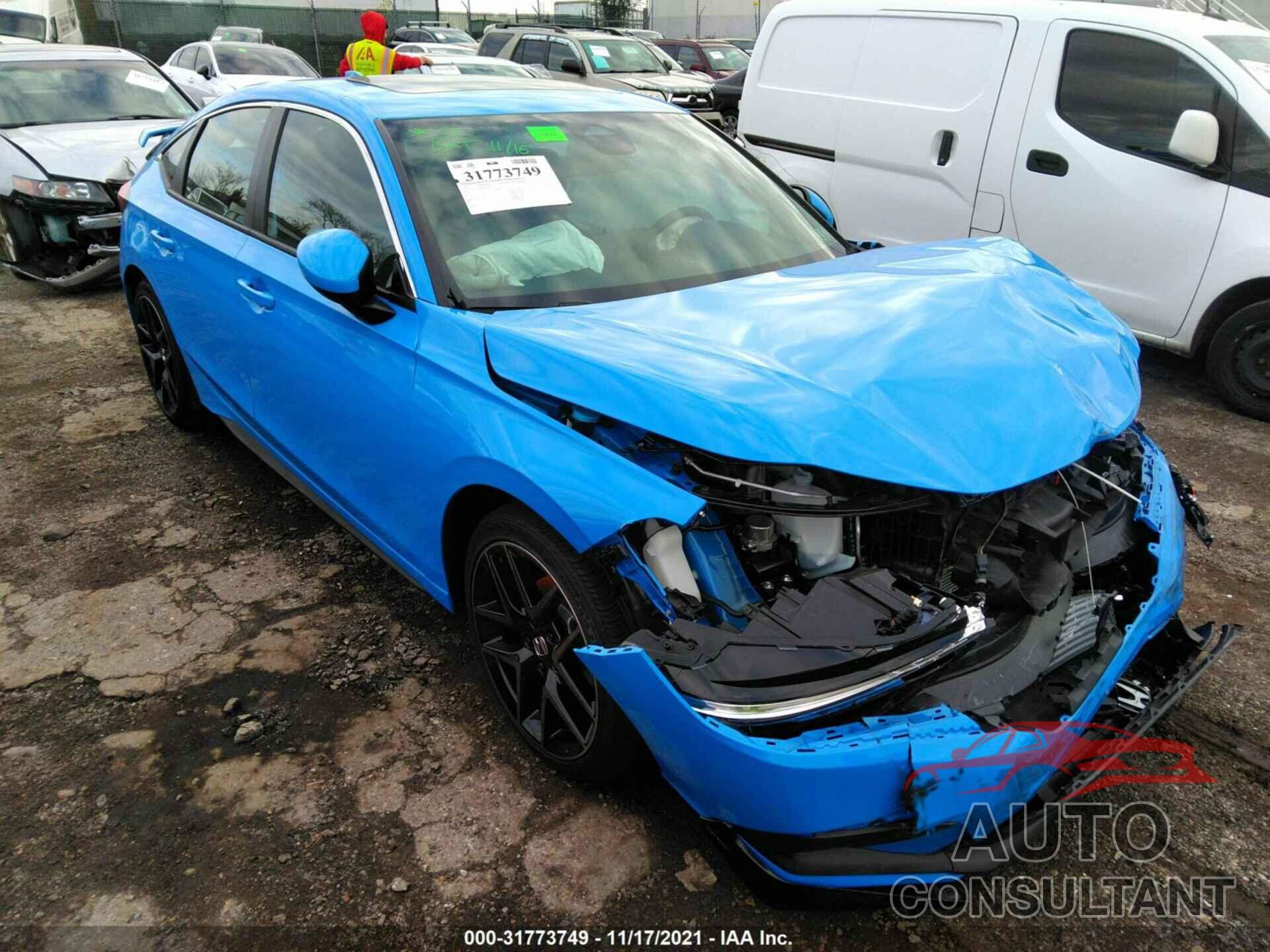 HONDA CIVIC HATCHBACK 2022 - 19XFL1H84NE000101