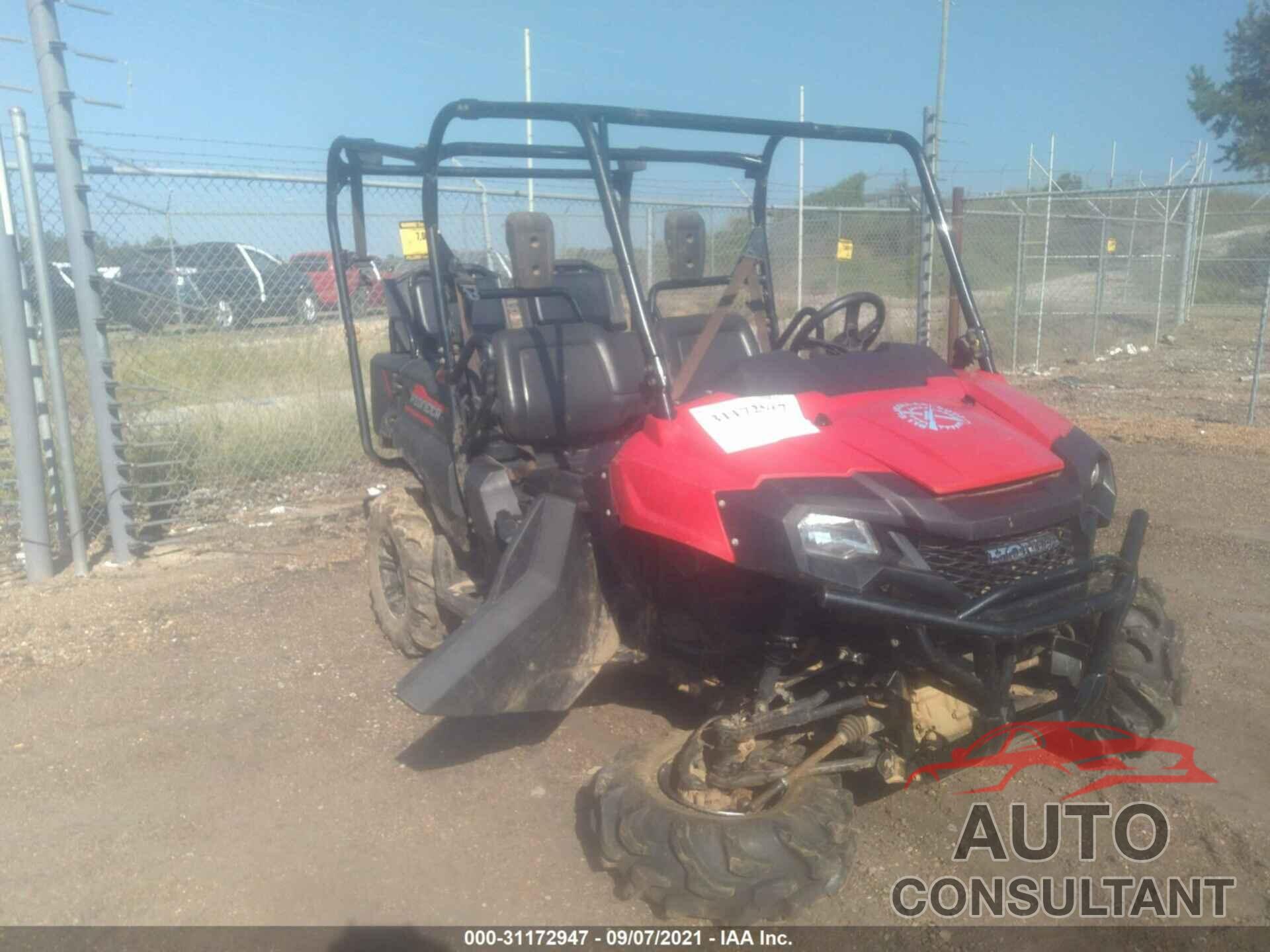 HONDA SXS700 2018 - 1HFVE0267J4401912