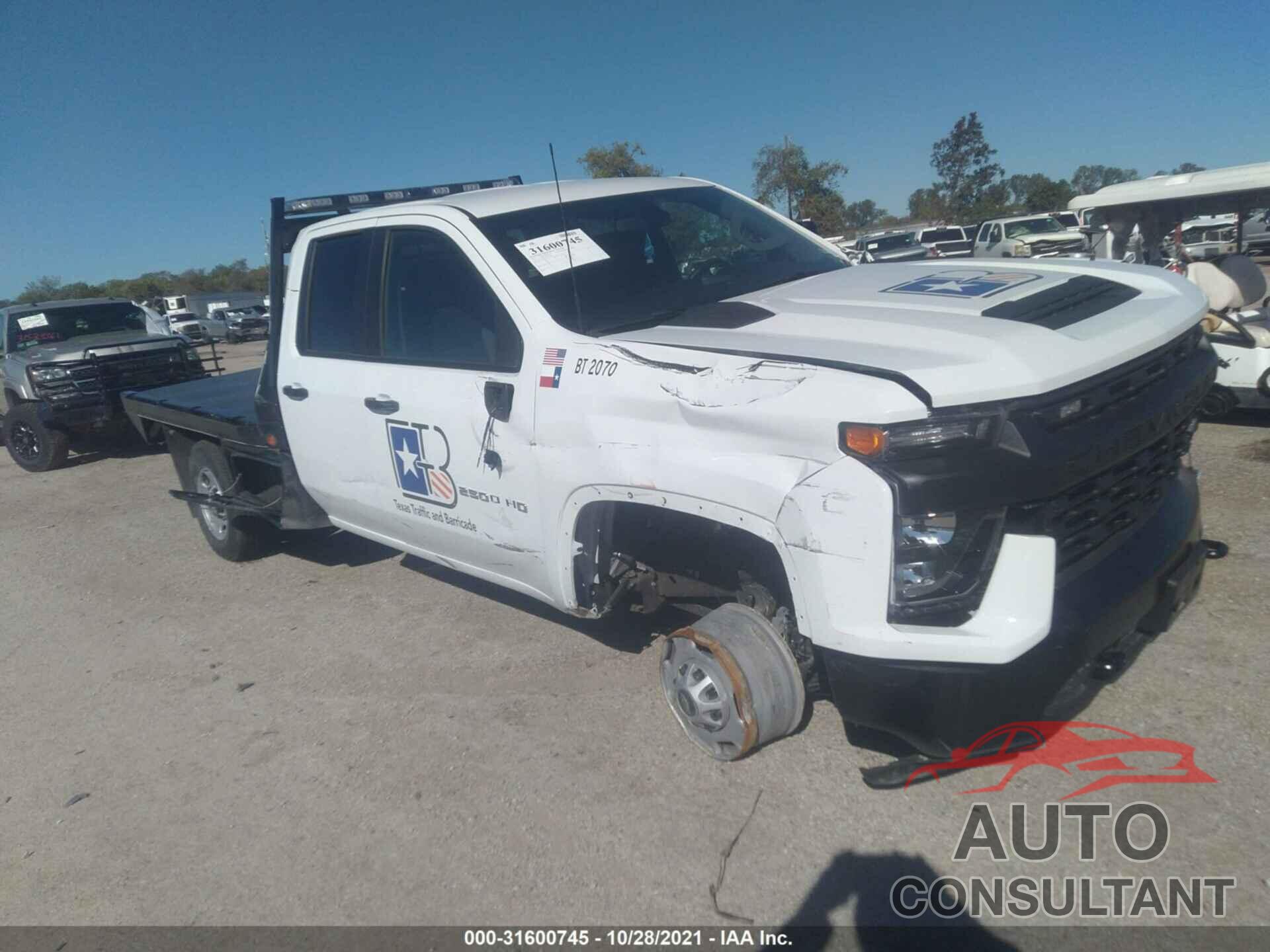 CHEVROLET SILVERADO 2500HD 2021 - 1GC2WLE71MF252843