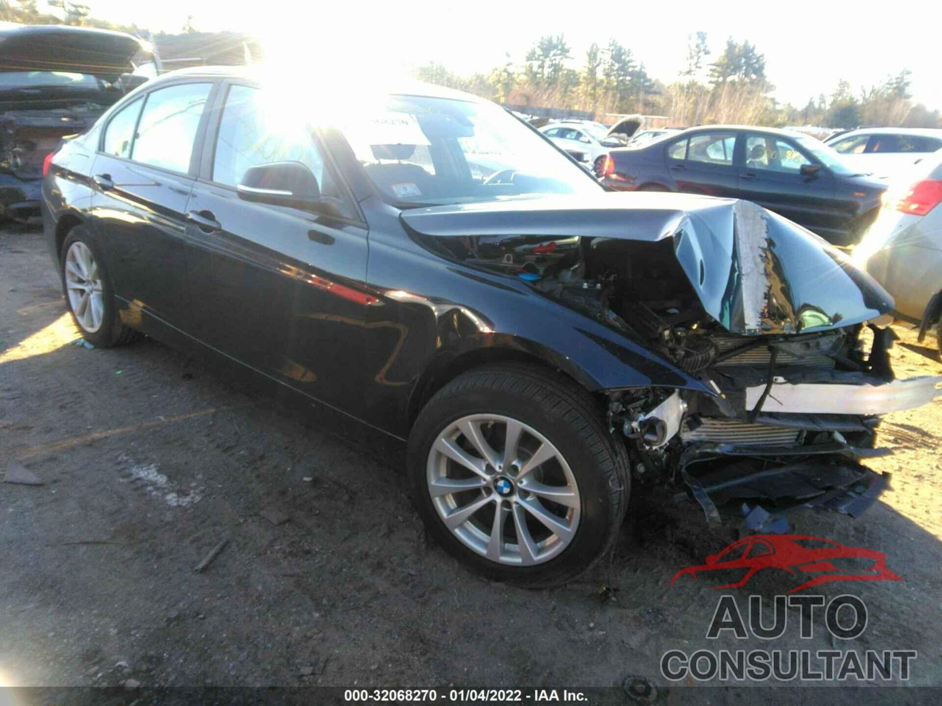 BMW 3 SERIES 2017 - WBA8A3C37HK693072