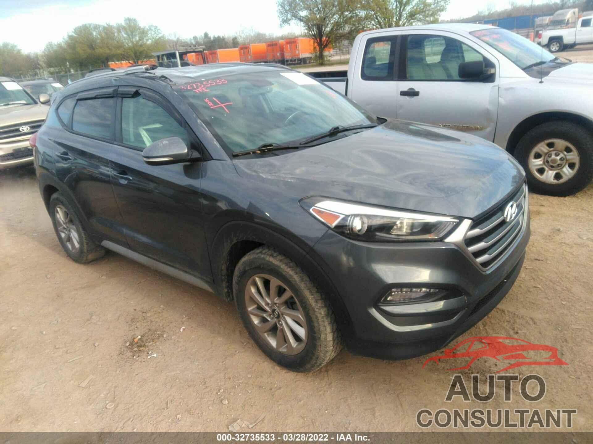 HYUNDAI TUCSON 2017 - KM8J3CA40HU405760