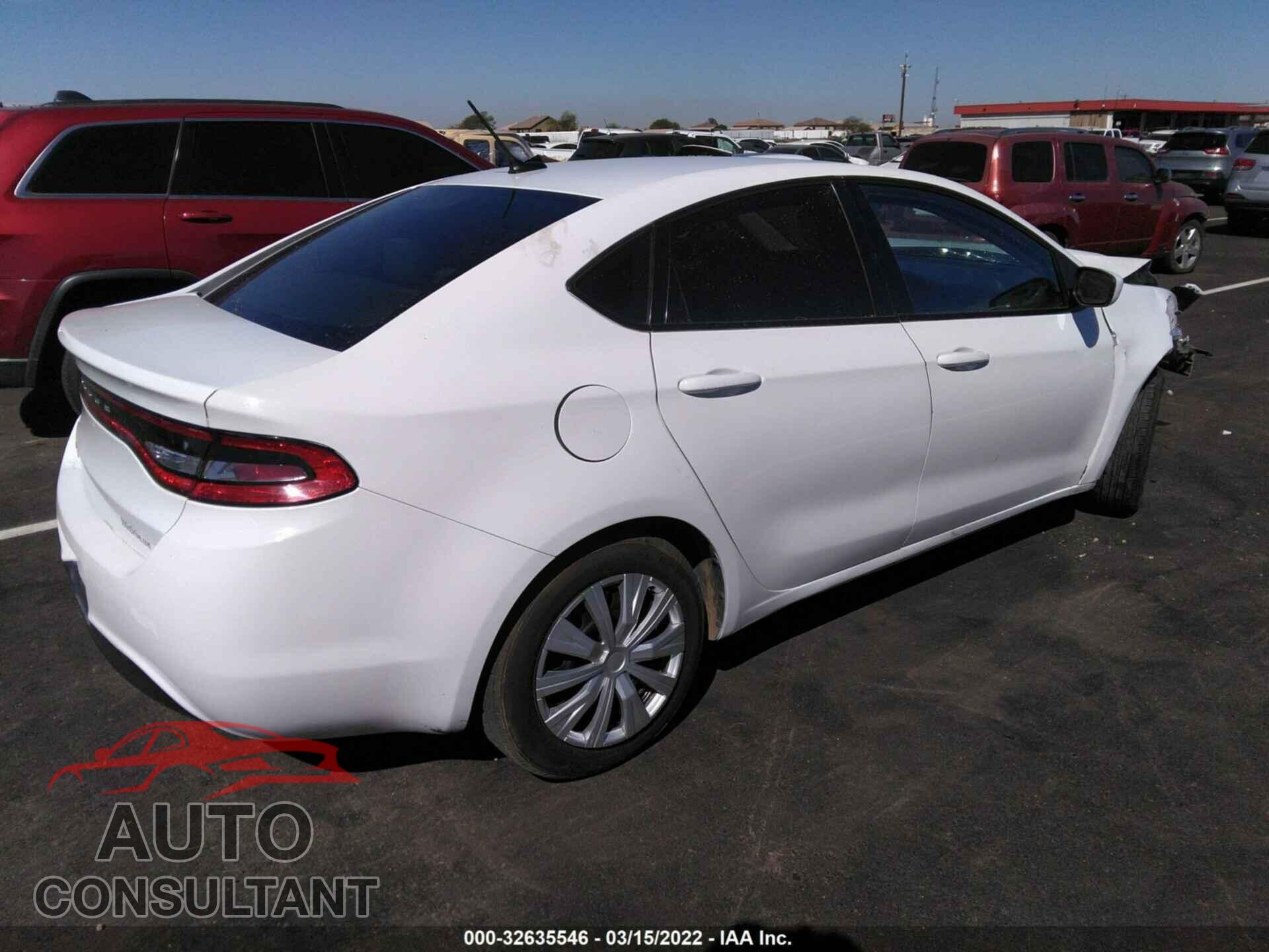 DODGE DART 2016 - 1C3CDFAA5GD644791