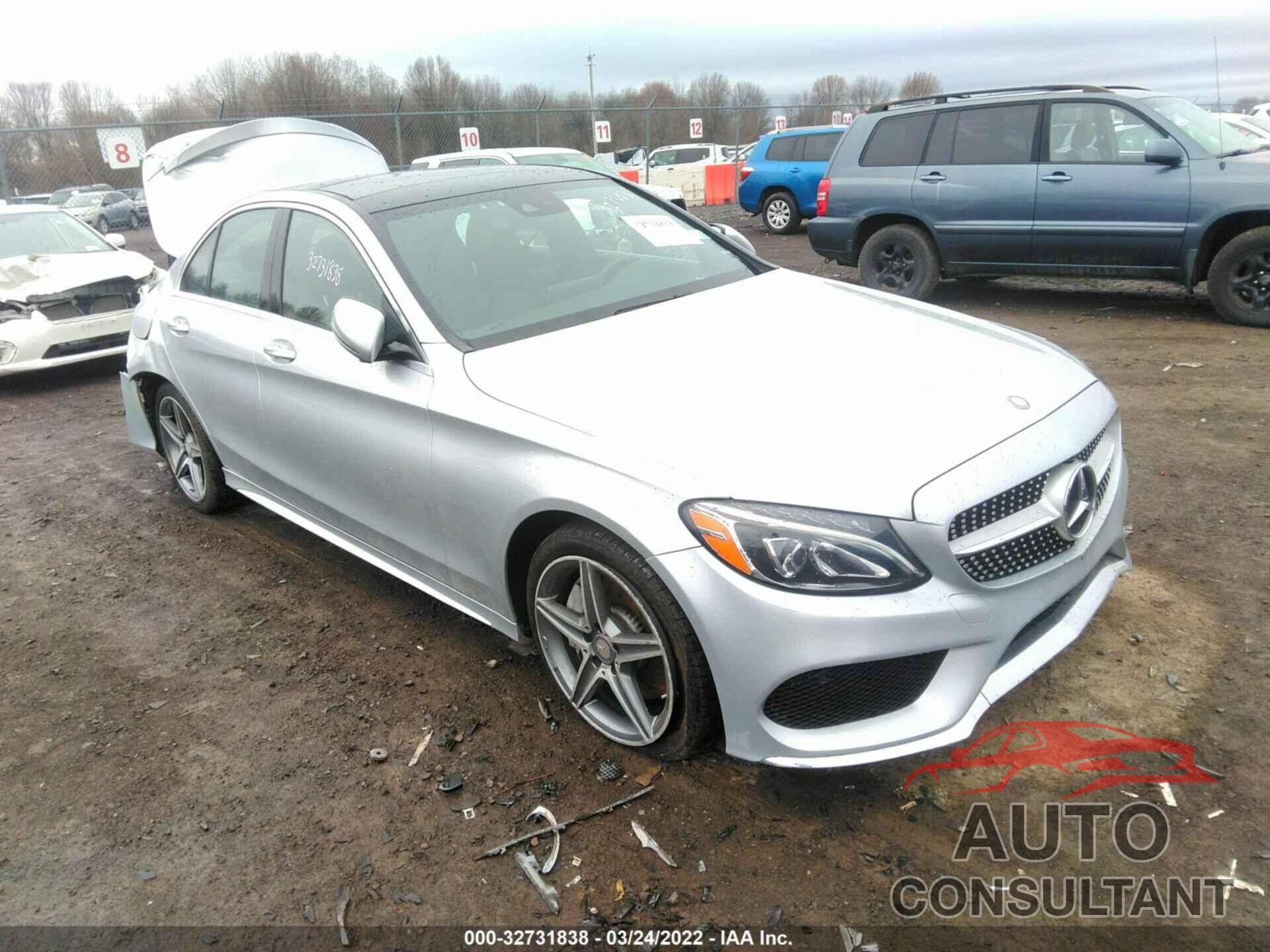 MERCEDES-BENZ C-CLASS 2016 - 55SWF4KB9GU124440