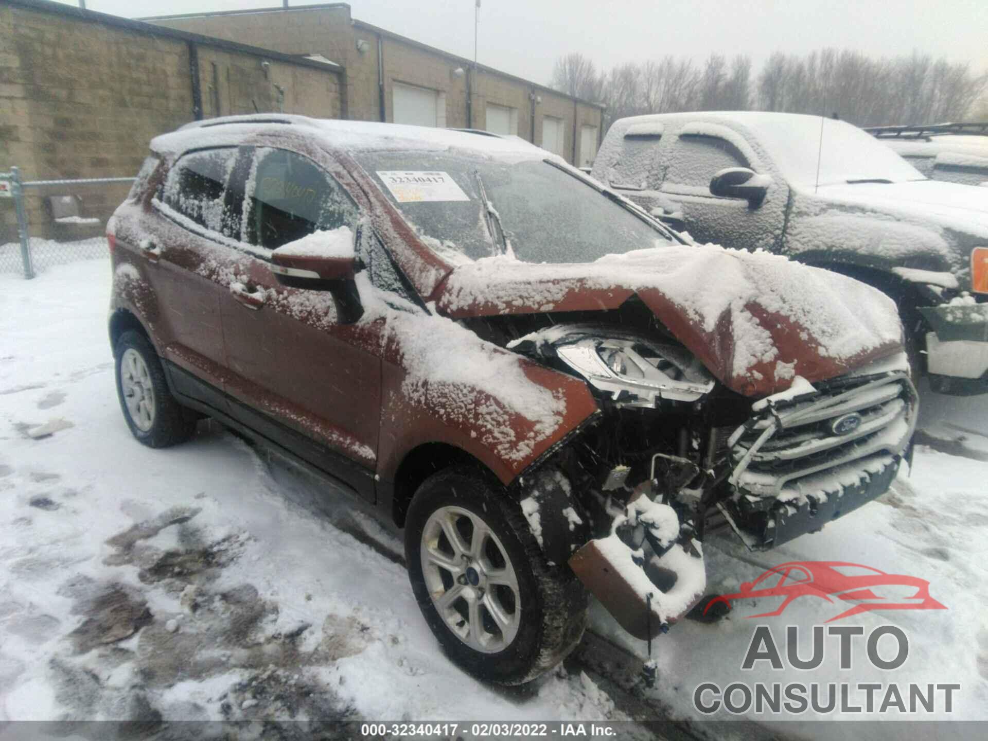 FORD ECOSPORT 2018 - MAJ6P1UL7JC248512