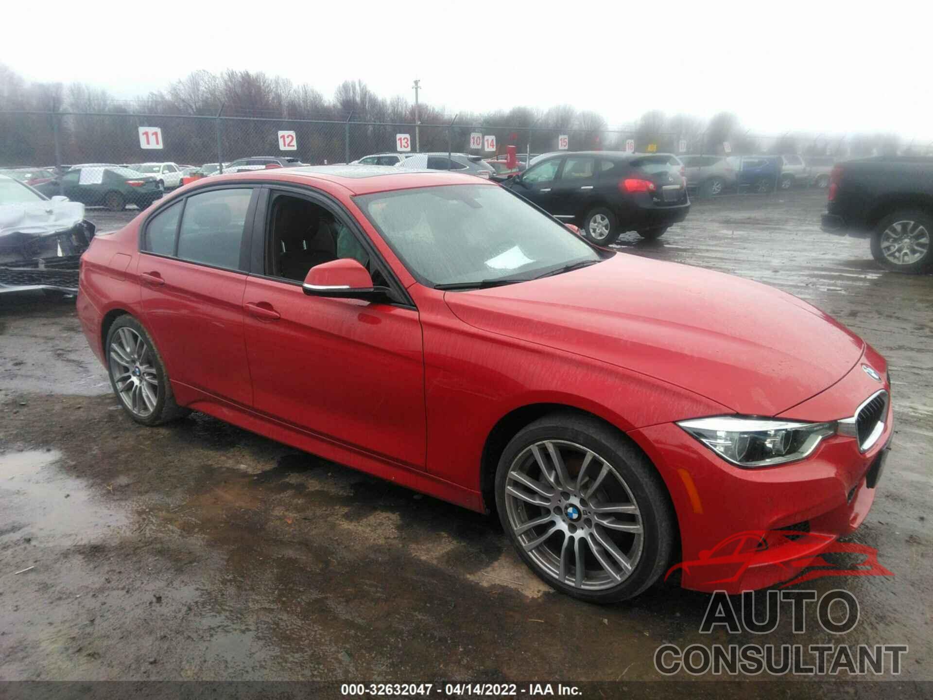 BMW 3 SERIES 2016 - WBA8B7G51GNU36938
