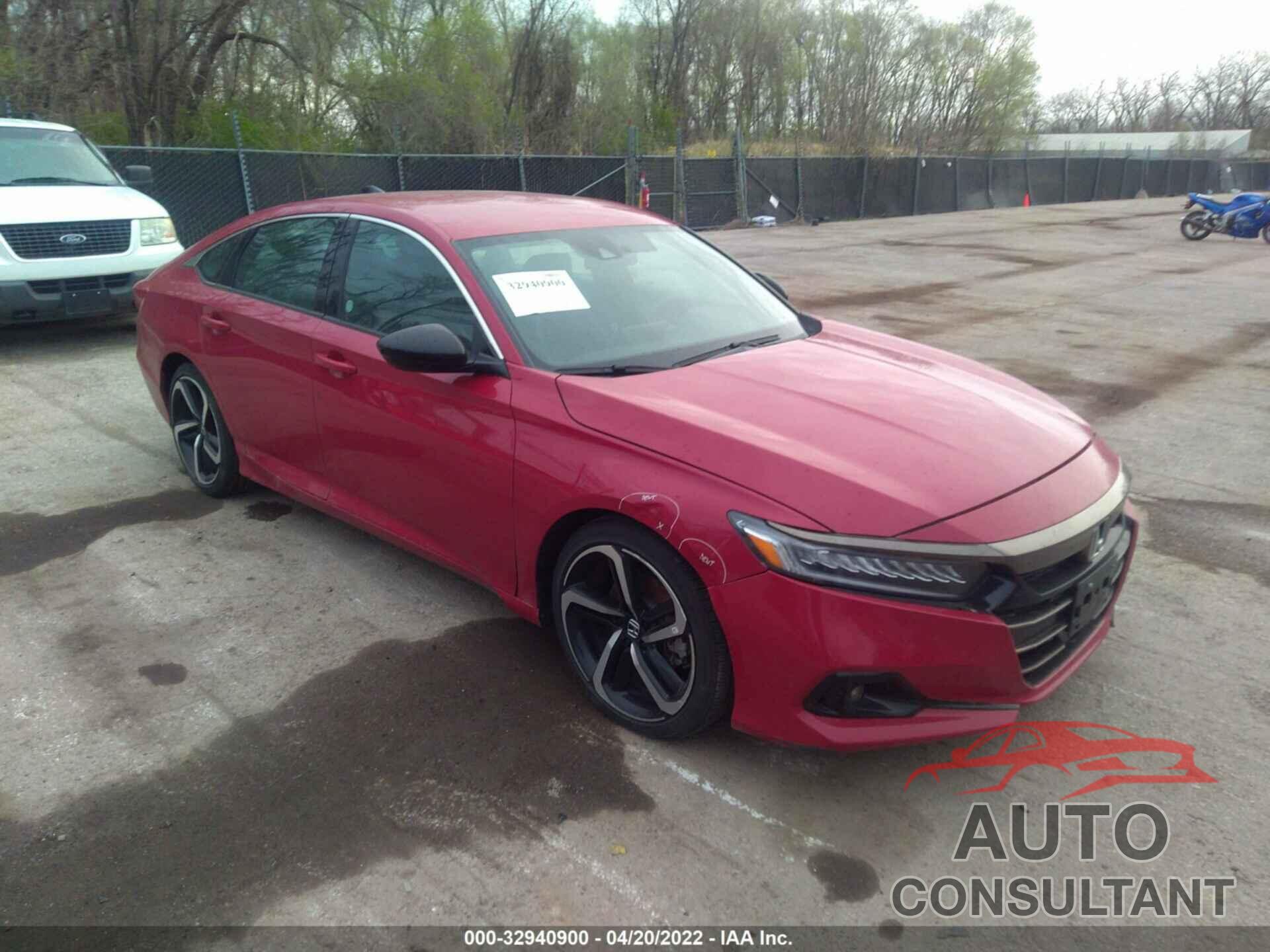 HONDA ACCORD SEDAN 2021 - 1HGCV1F39MA063315