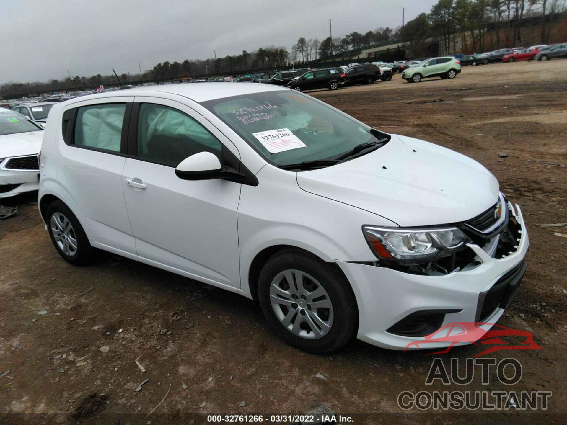 CHEVROLET SONIC 2020 - 1G1JG6SB4L4109939