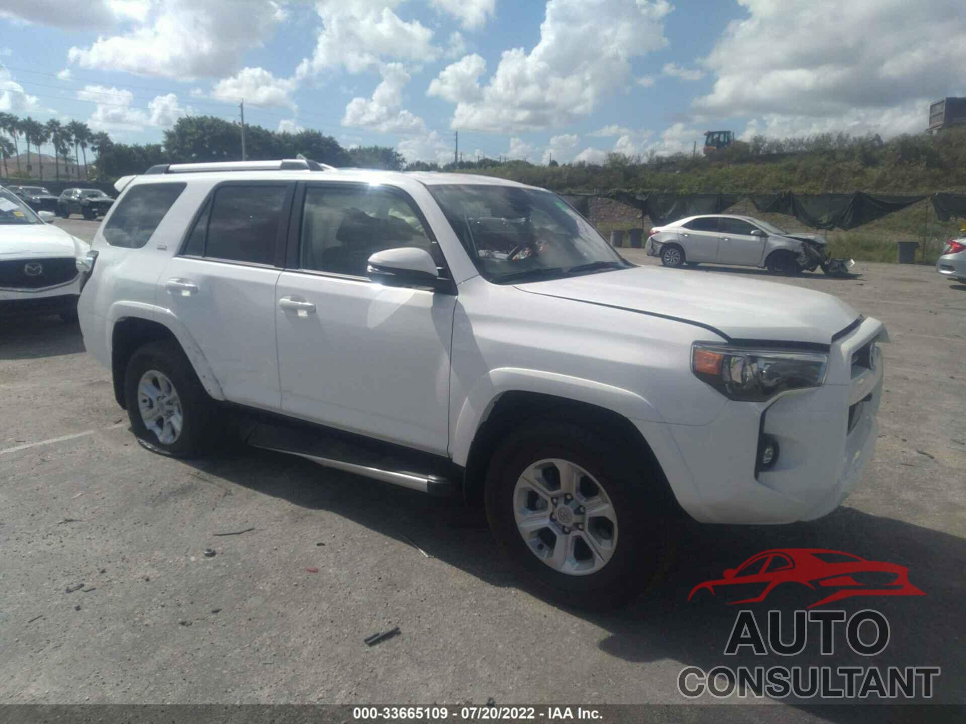 TOYOTA 4RUNNER 2022 - JTENU5JR1N6039247