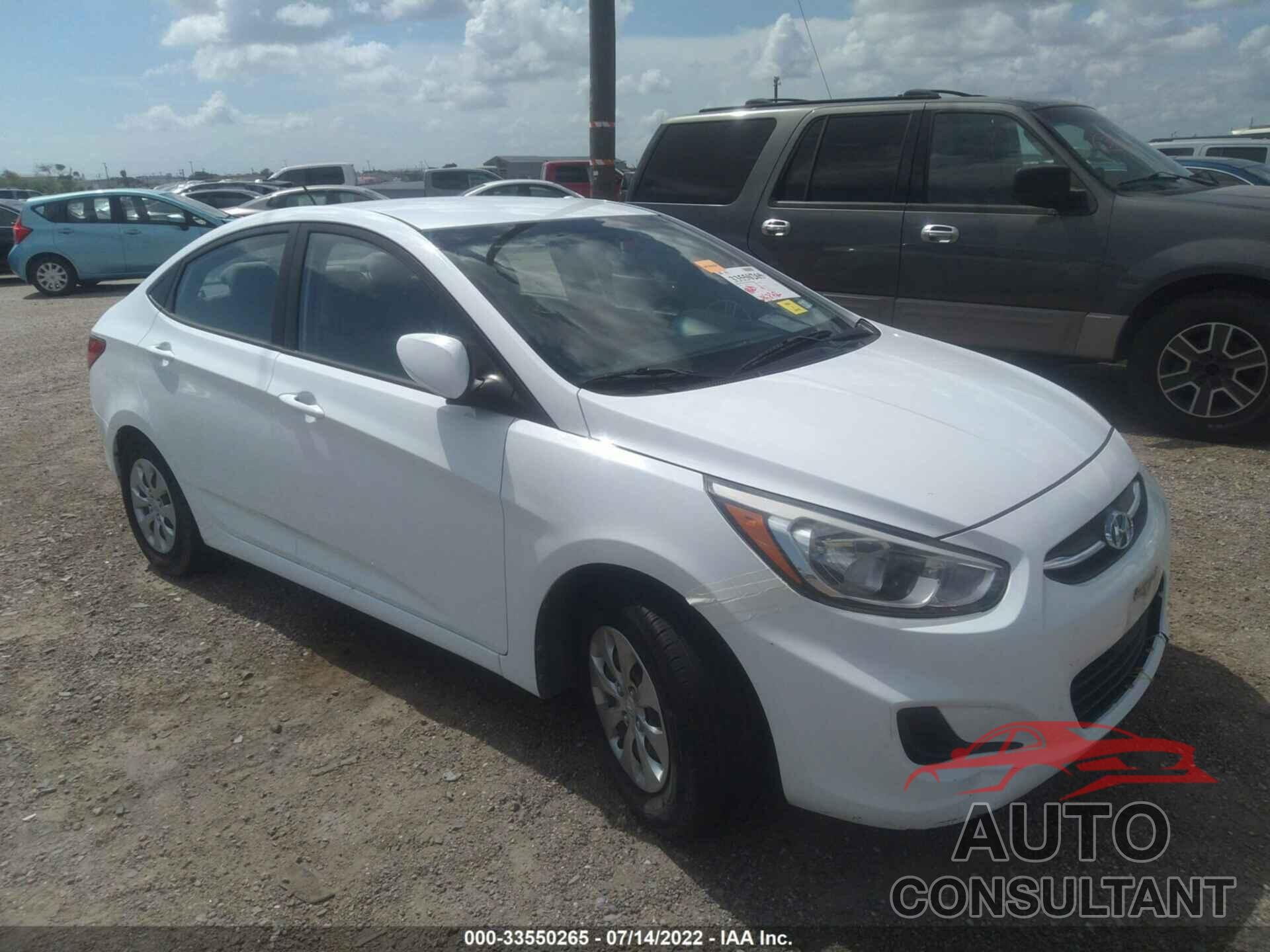 HYUNDAI ACCENT 2017 - KMHCT4AE9HU287196