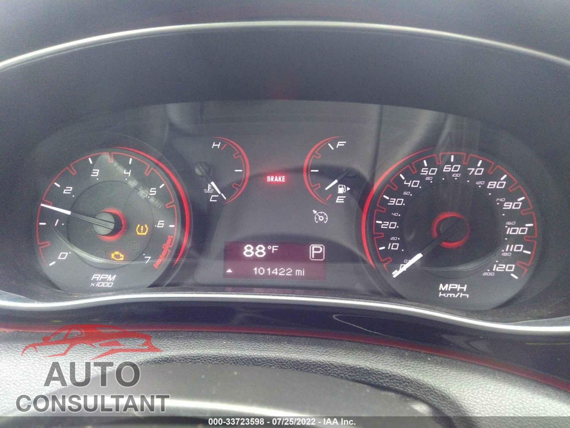 DODGE DART 2016 - 1C3CDFBBXGD564264
