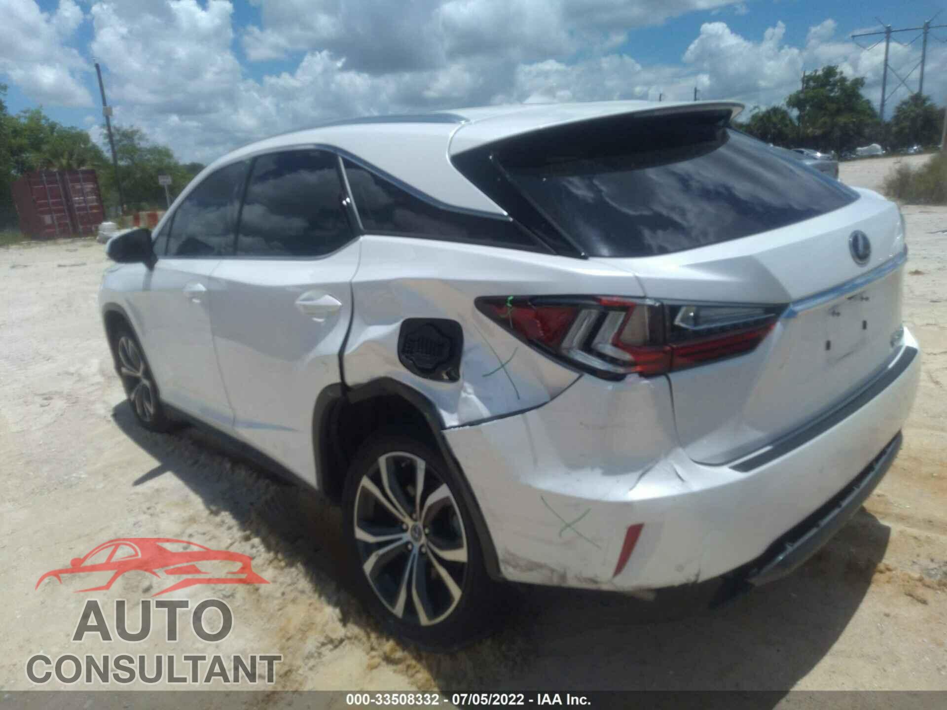 LEXUS RX 2018 - 2T2ZZMCA4JC116880