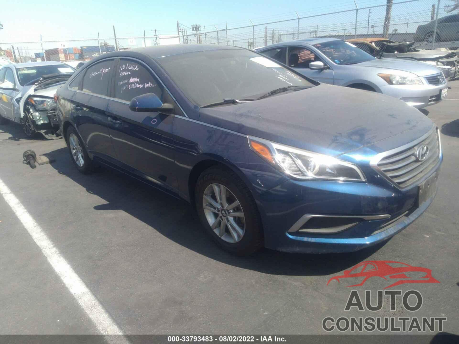 HYUNDAI SONATA 2017 - 5NPE24AF7HH557206