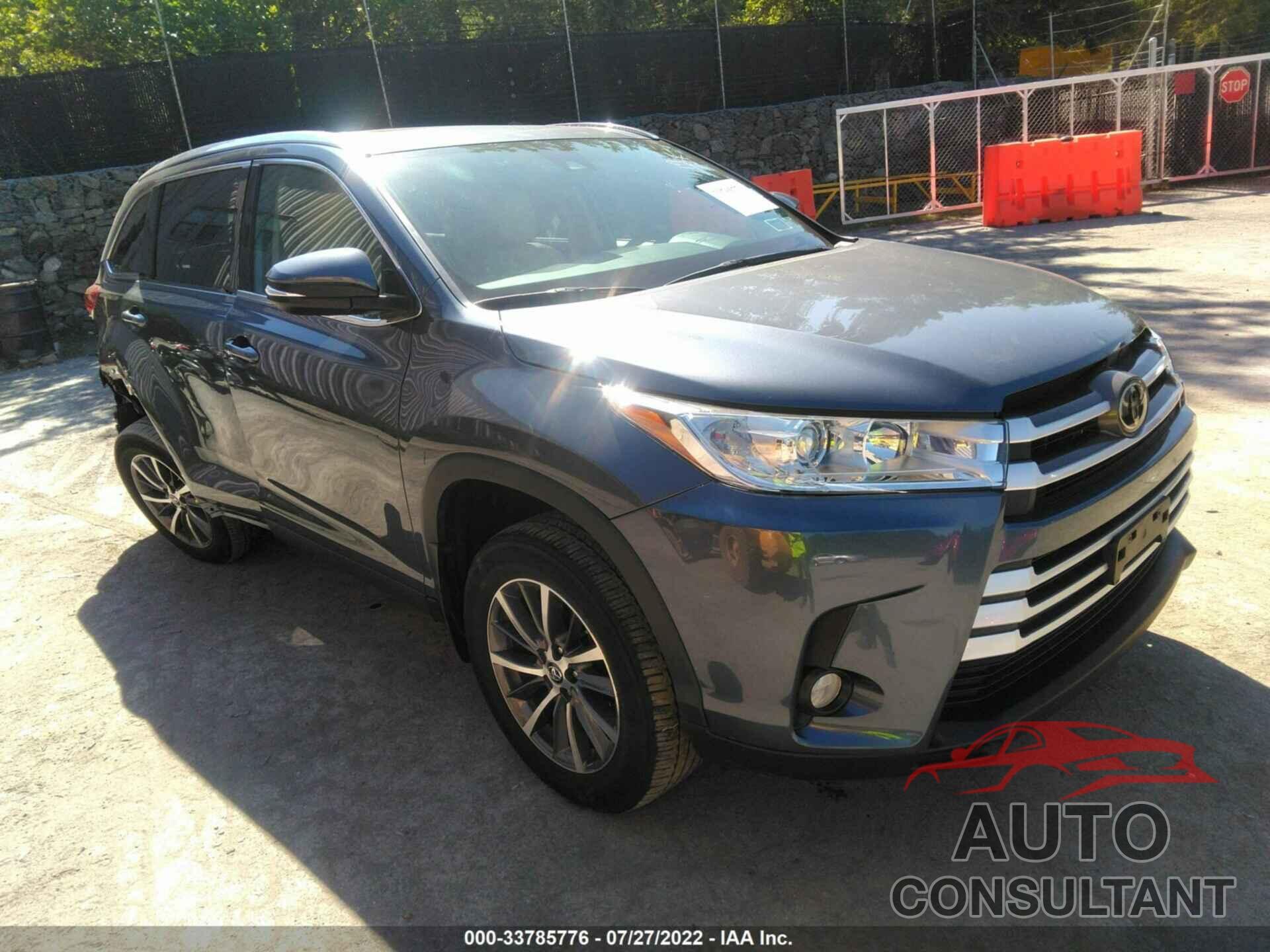 TOYOTA HIGHLANDER 2019 - 5TDJZRFH1KS926340