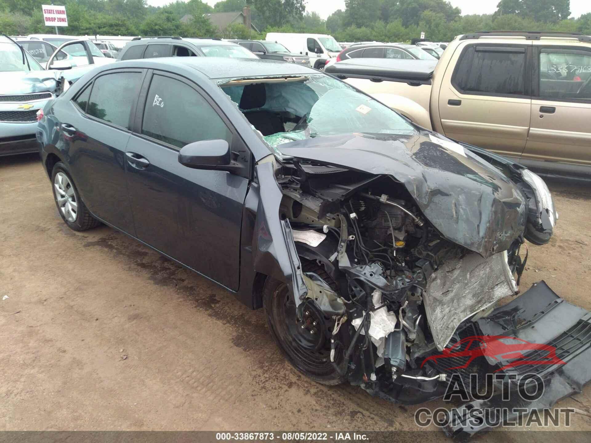 TOYOTA COROLLA 2016 - 2T1BURHE4GC687906