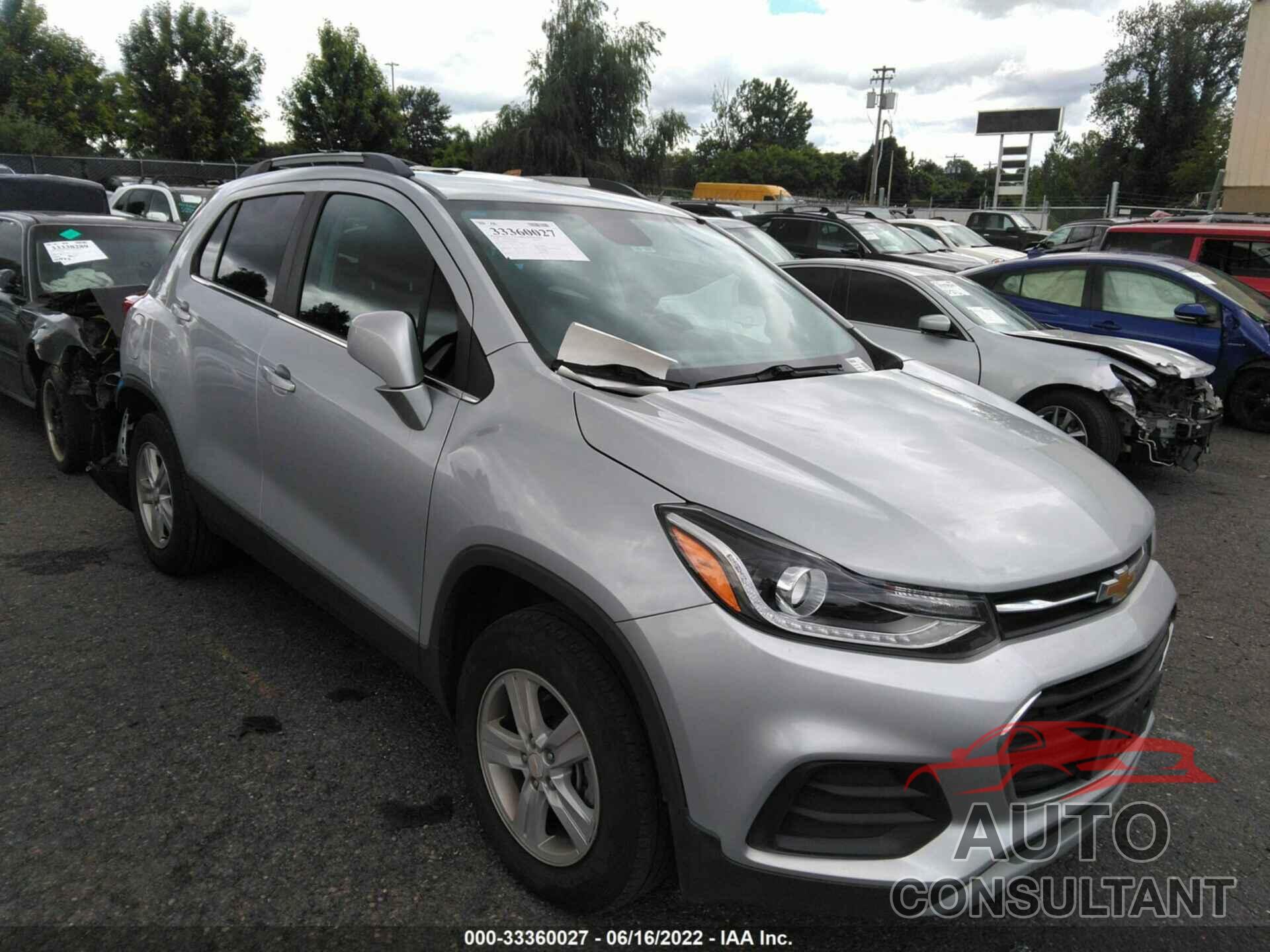 CHEVROLET TRAX 2018 - 3GNCJPSBXJL323906