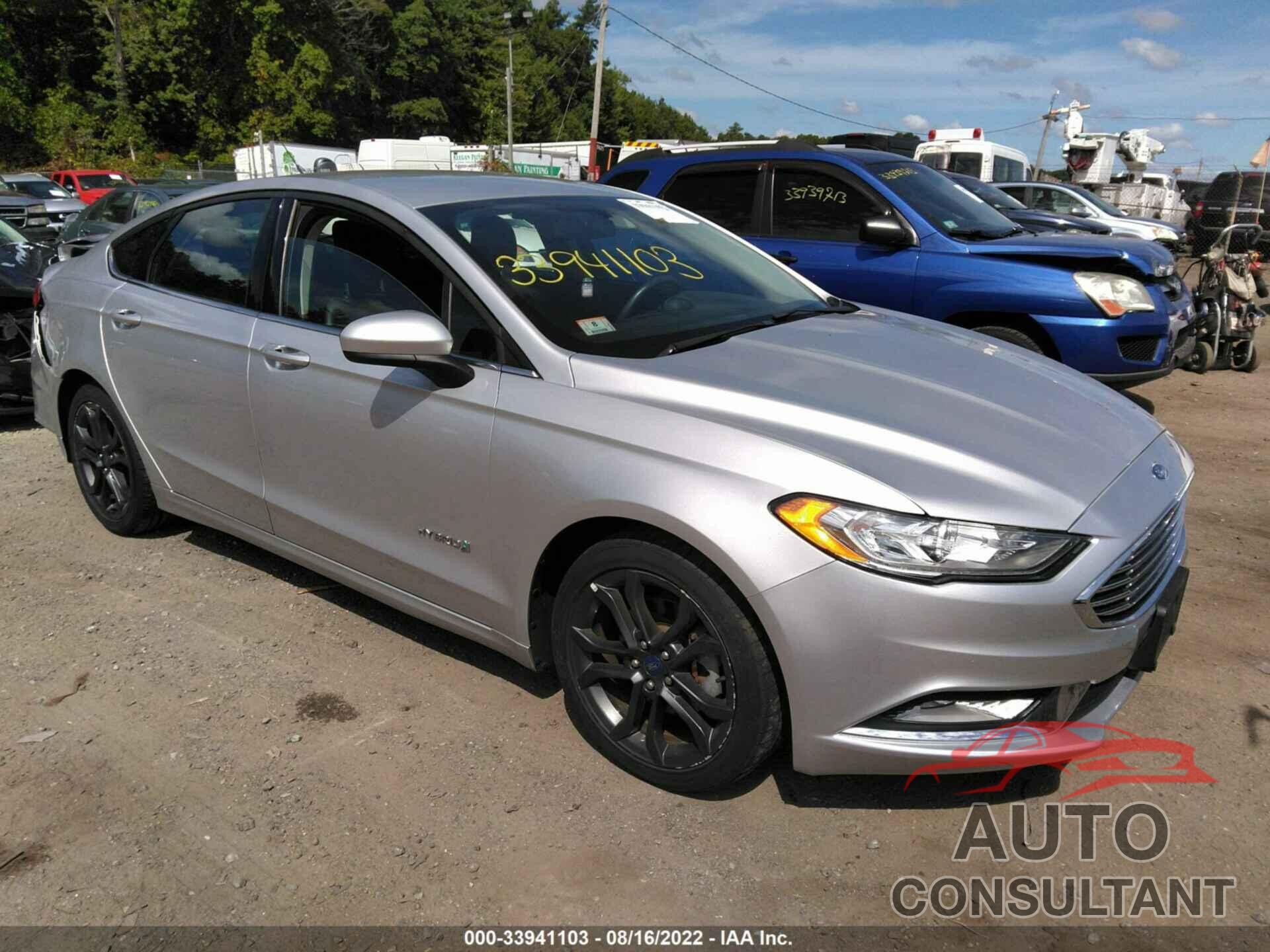 FORD FUSION HYBRID 2018 - 3FA6P0LU0JR269241