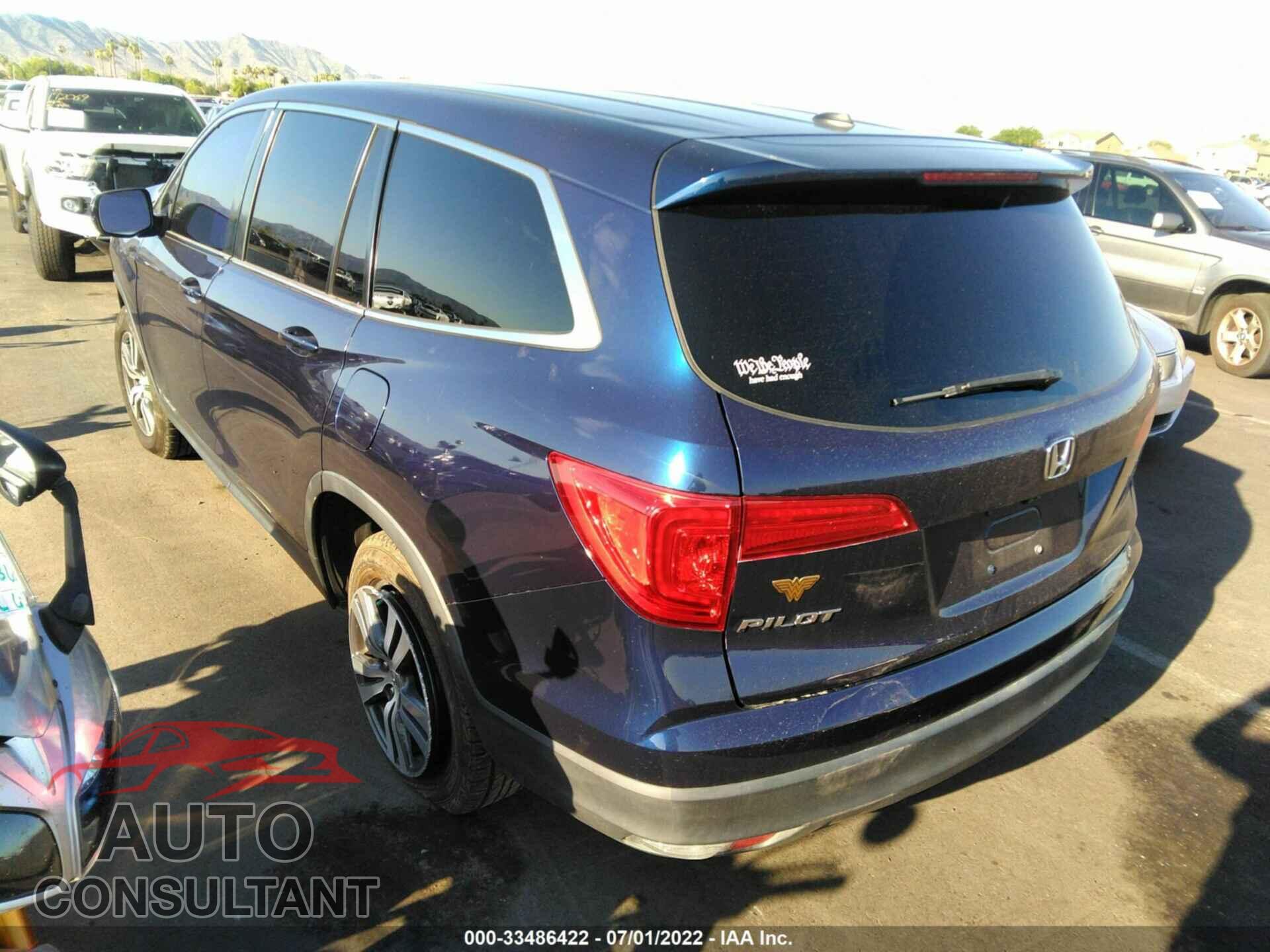 HONDA PILOT 2017 - 5FNYF5H32HB036945