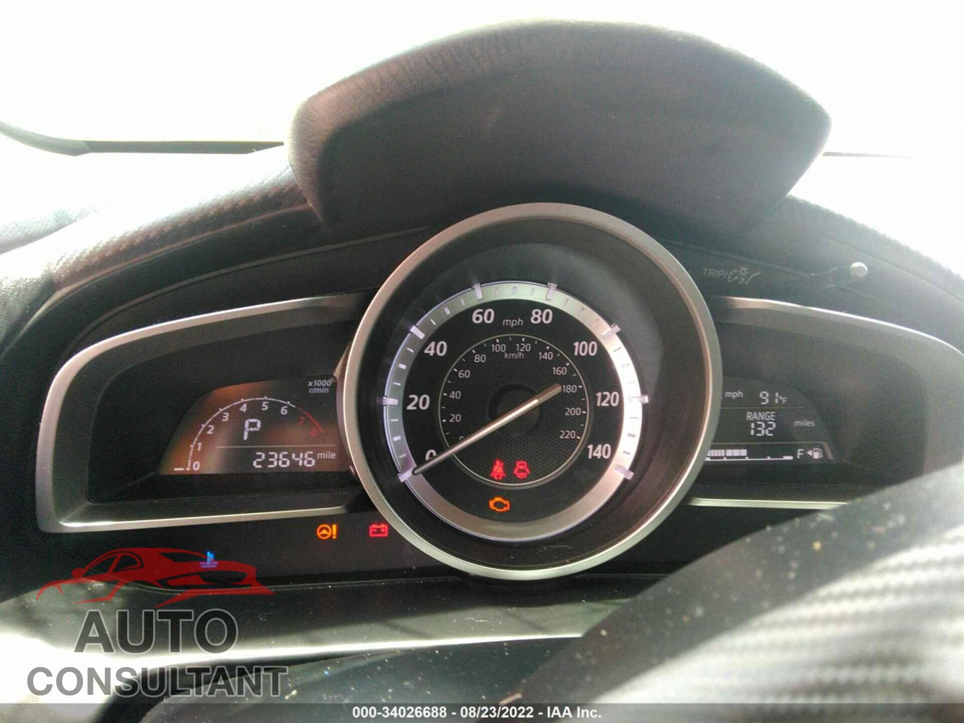MAZDA CX-3 2016 - JM1DKBB79G0124909