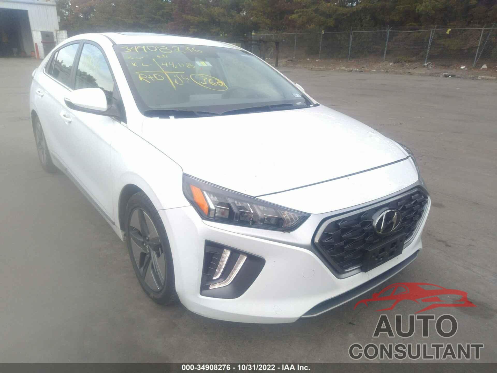 HYUNDAI IONIQ HYBRID 2021 - KMHC85LC5MU259814