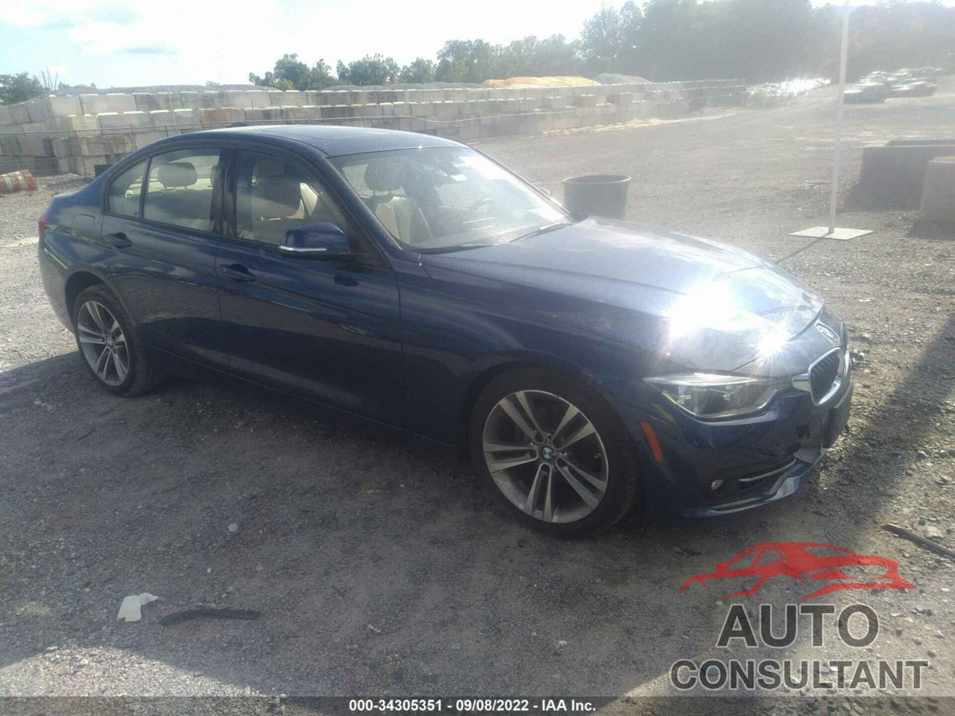 BMW 3 SERIES 2016 - WBA8E3G52GNT75762