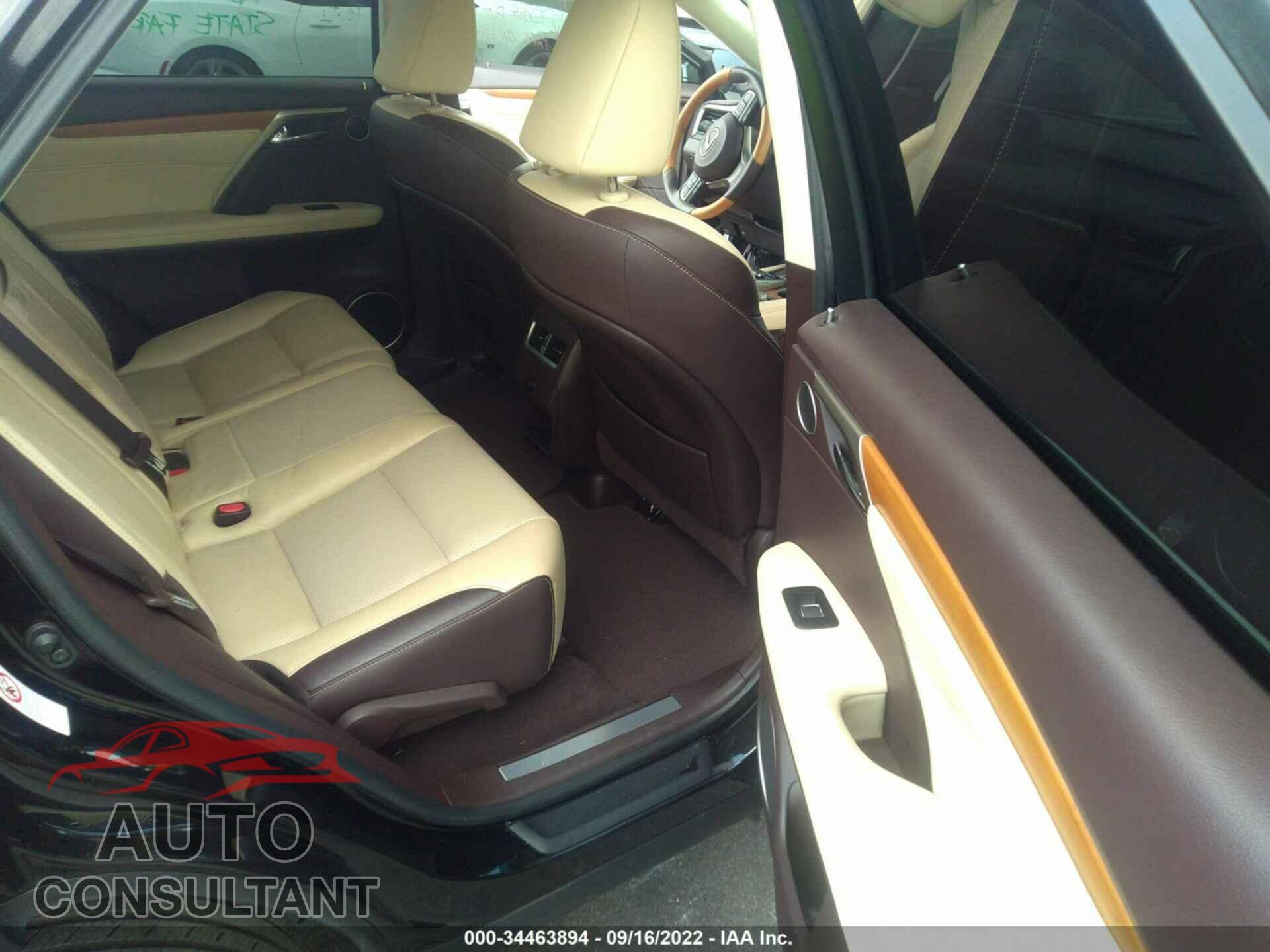 LEXUS RX 2019 - 2T2BZMCA4KC193865