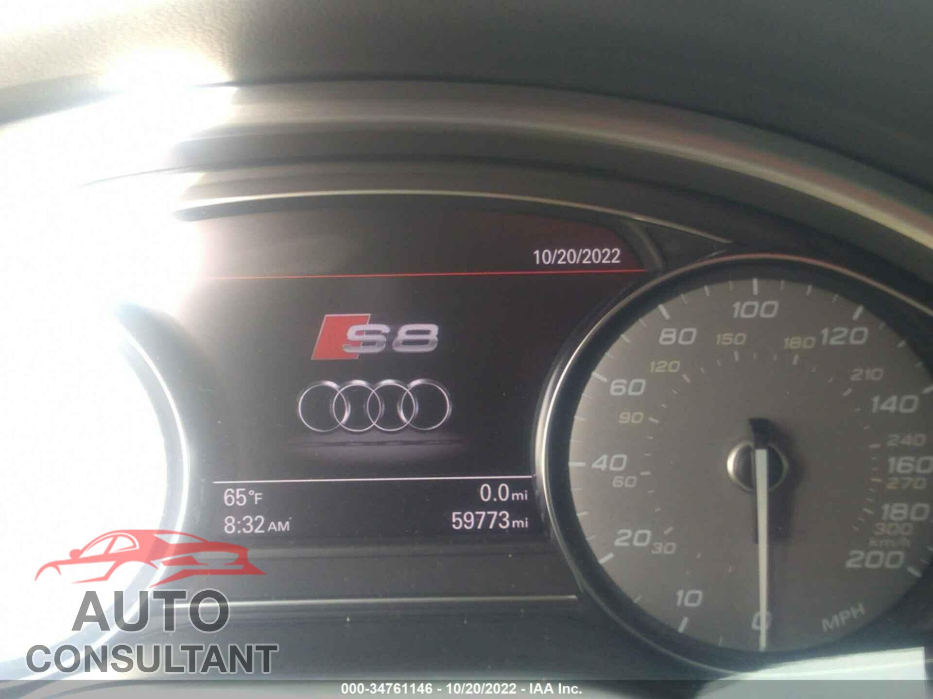 AUDI S8 PLUS 2017 - WUAJ5AFD8HN900989
