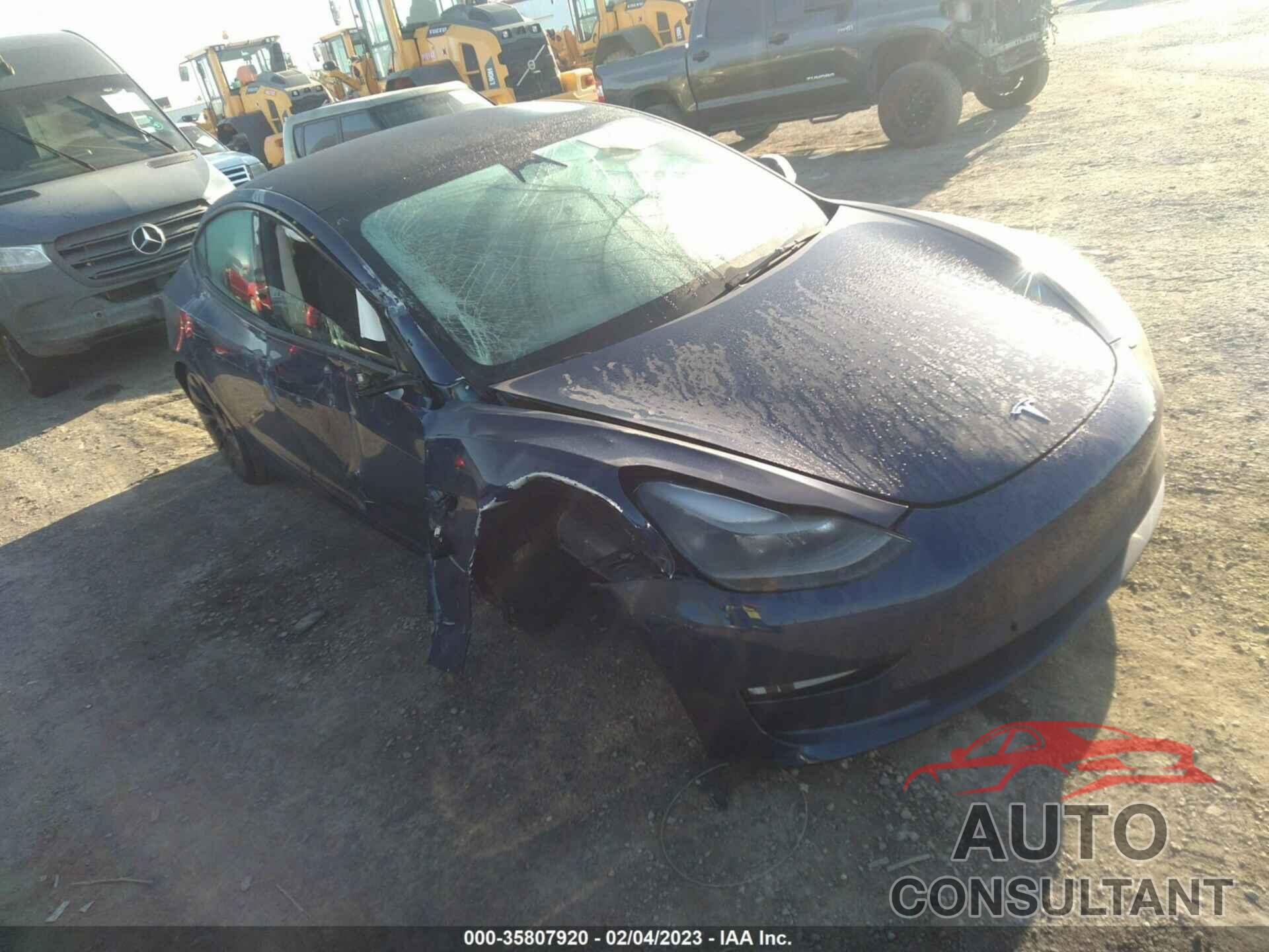 TESLA MODEL 3 2022 - 5YJ3E1ECXNF327487