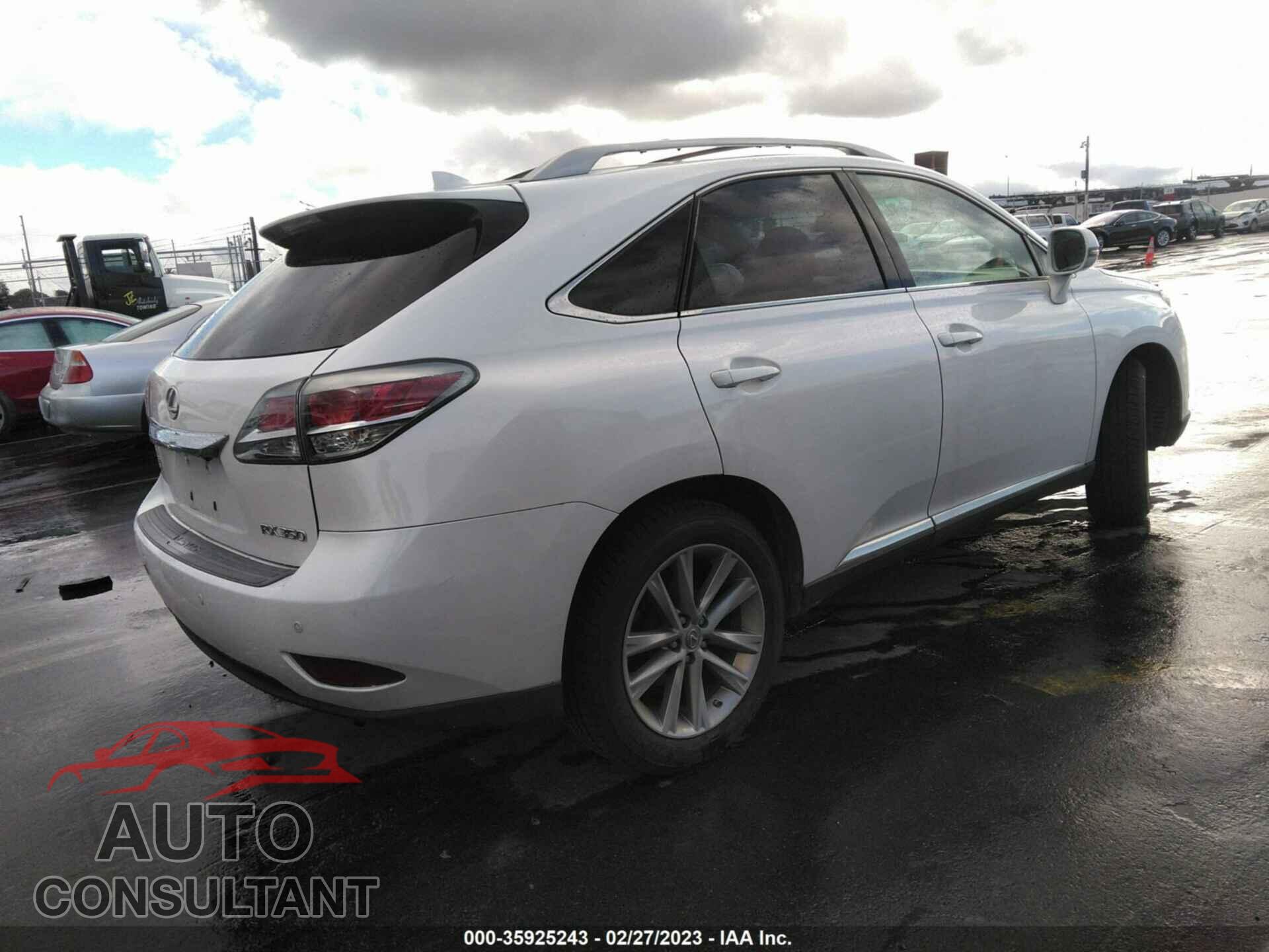 LEXUS RX 350 2015 - 2T2ZK1BA1FC178992