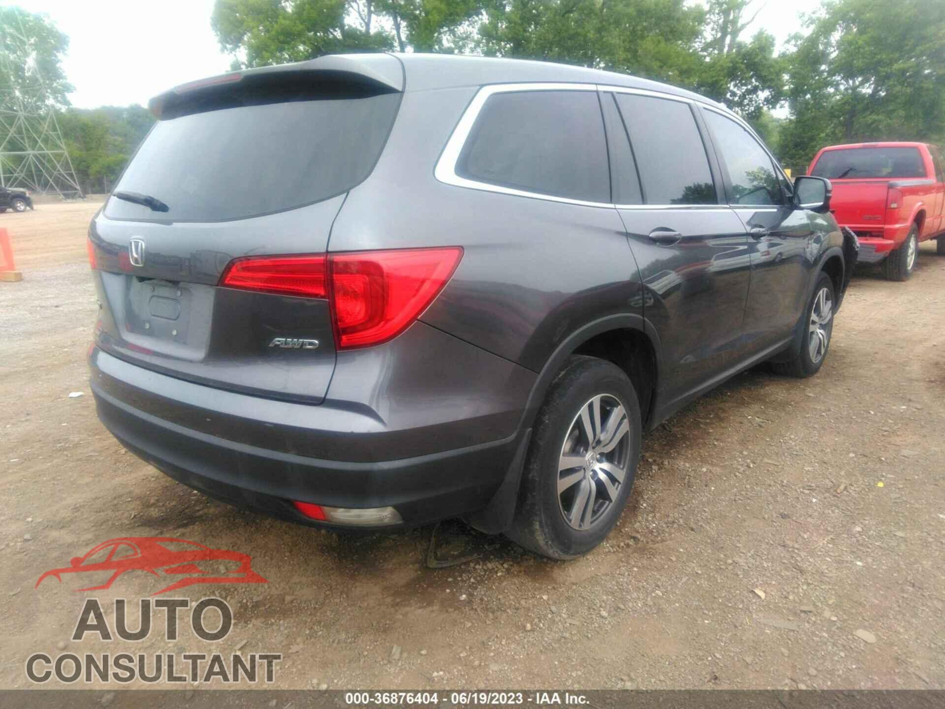 HONDA PILOT 2017 - 5FNYF6H53HB080380