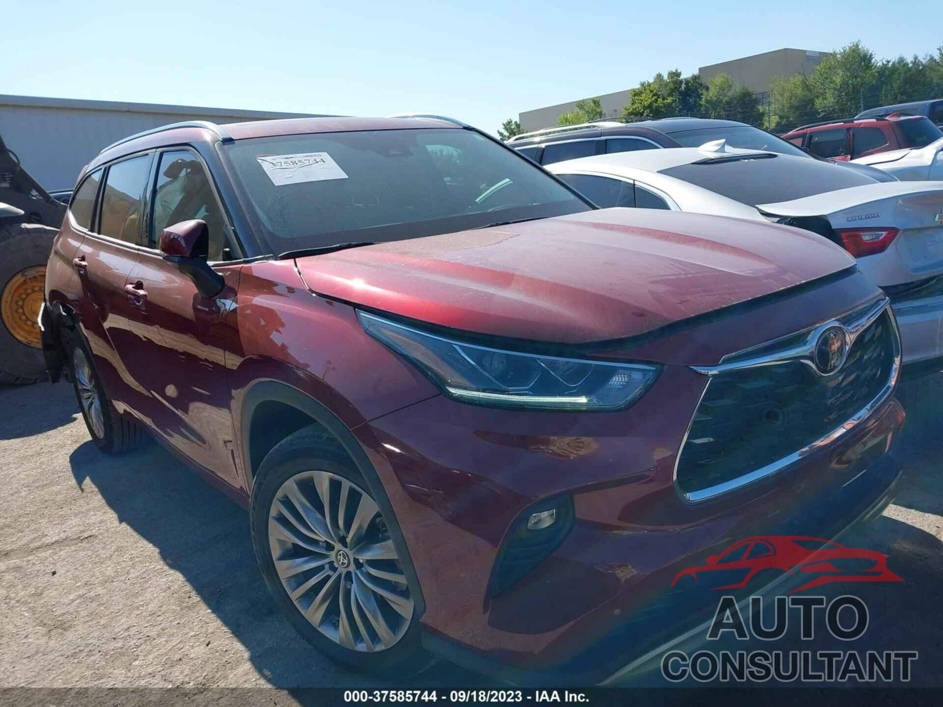 TOYOTA HIGHLANDER 2021 - 5TDFZRAH4MS062268