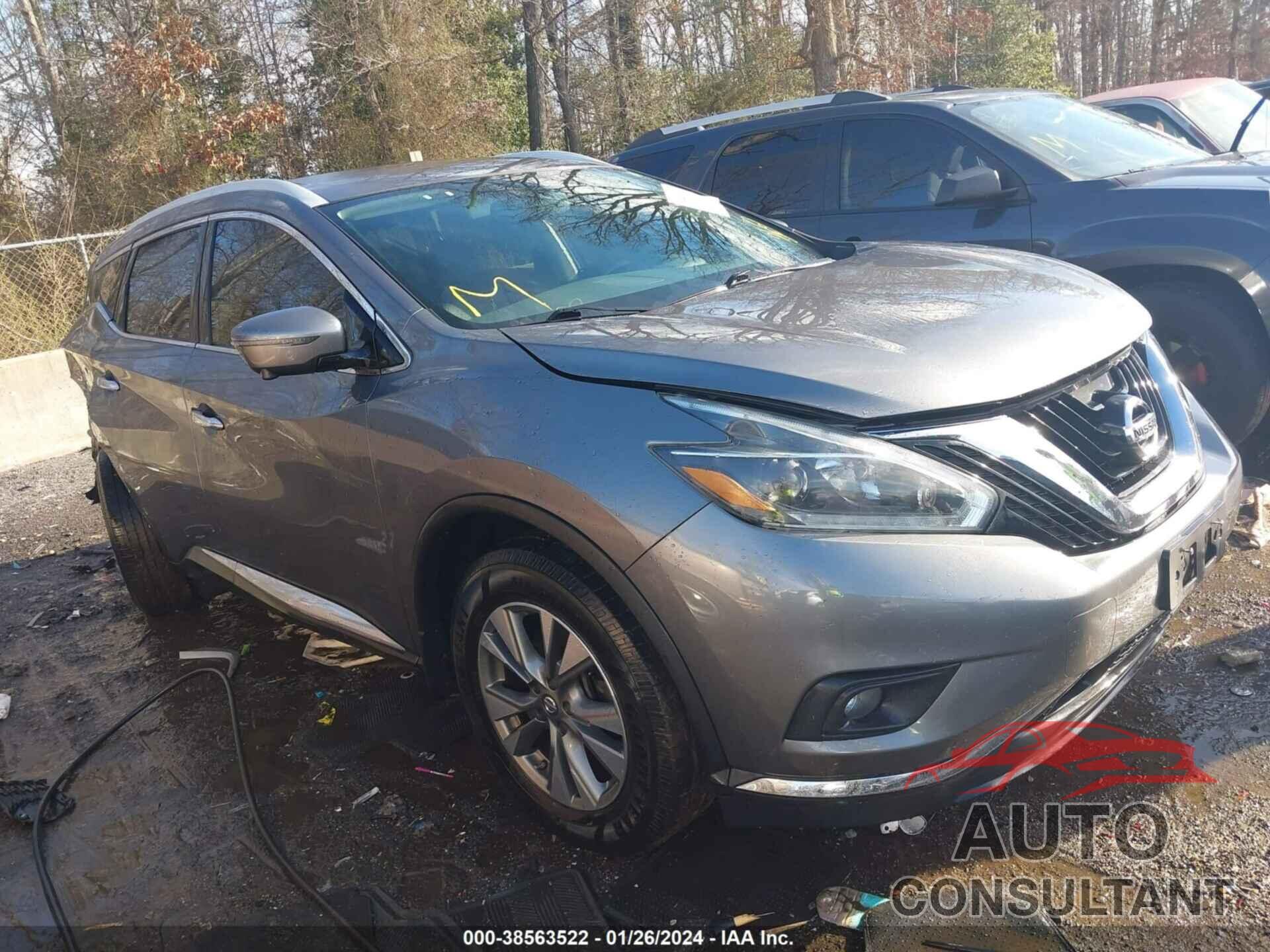 NISSAN MURANO 2018 - 5N1AZ2MHXJN182537