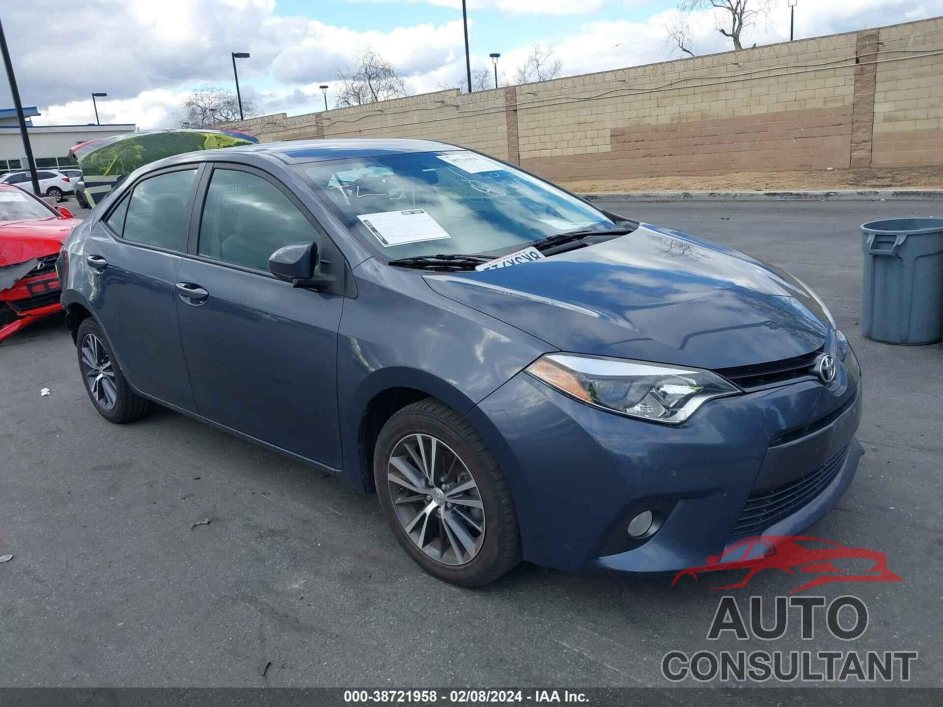 TOYOTA COROLLA 2016 - 5YFBURHE1GP515655