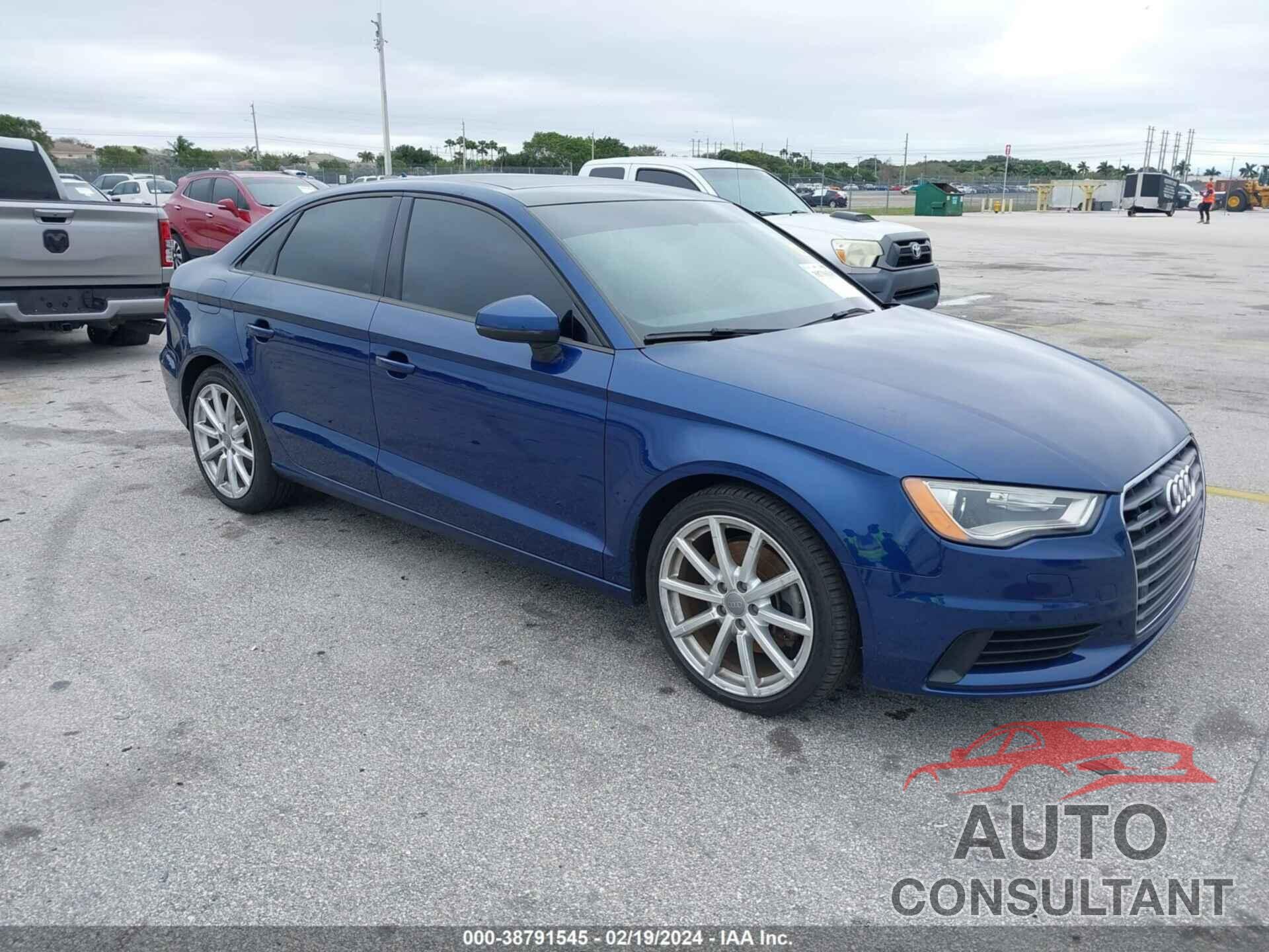 AUDI A3 2016 - WAUB8GFF2G1067237